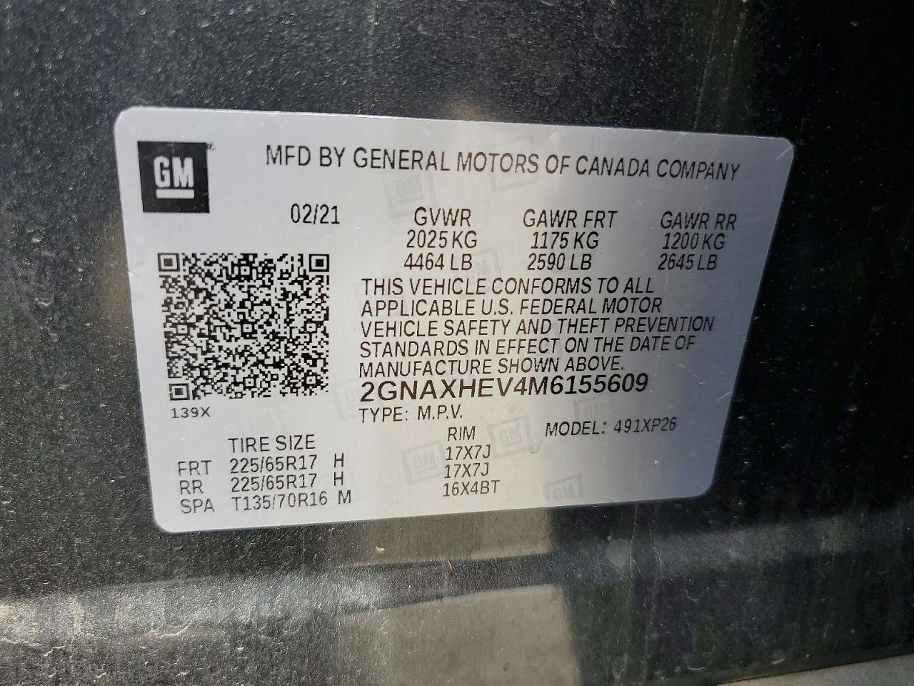 2021 Chevrolet Equinox Ls Charcoal vin: 2GNAXHEV4M6155609