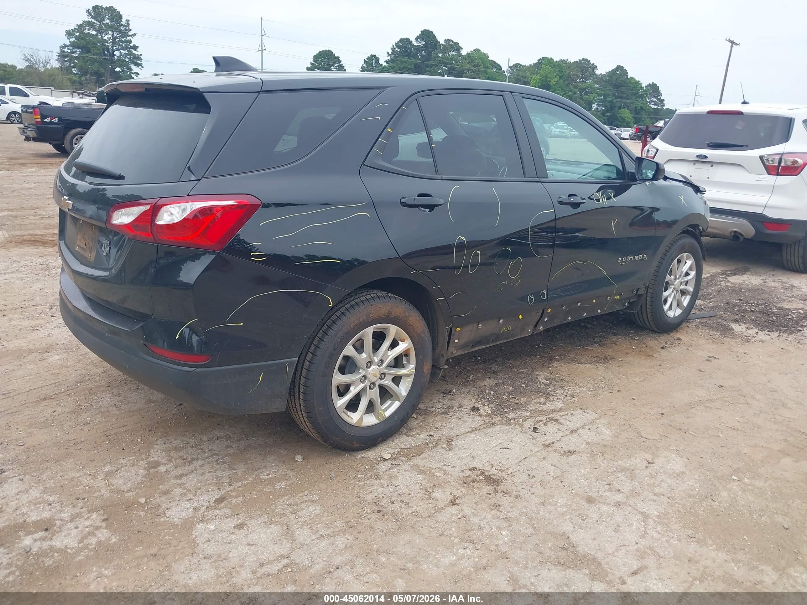 2021 Chevrolet Equinox Fwd Ls Черный vin: 2GNAXHEV5M6141072