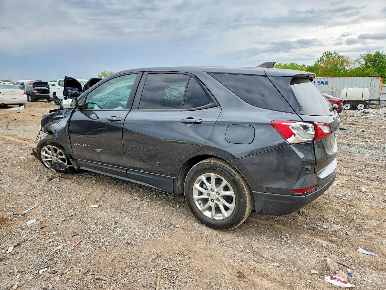 2021 Chevrolet Equinox Ls Gray vin: 2GNAXHEV9M6153581