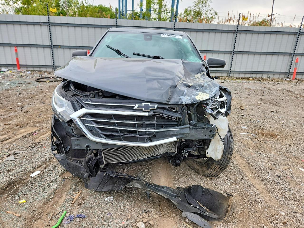 2021 Chevrolet Equinox Ls Gray vin: 2GNAXHEV9M6153581