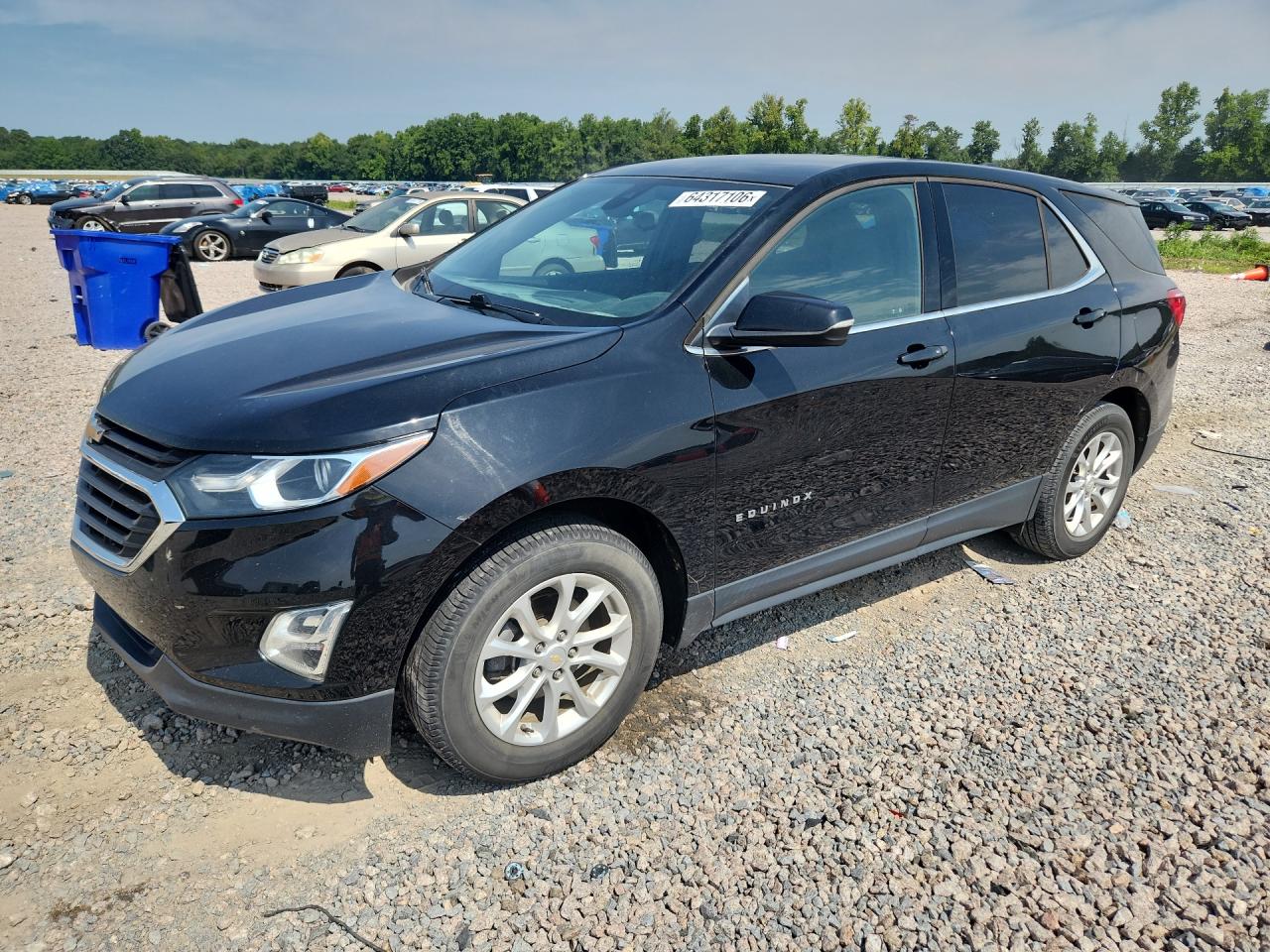 2019 Chevrolet Equinox Lt Black vin: 2GNAXJEV0K6284113