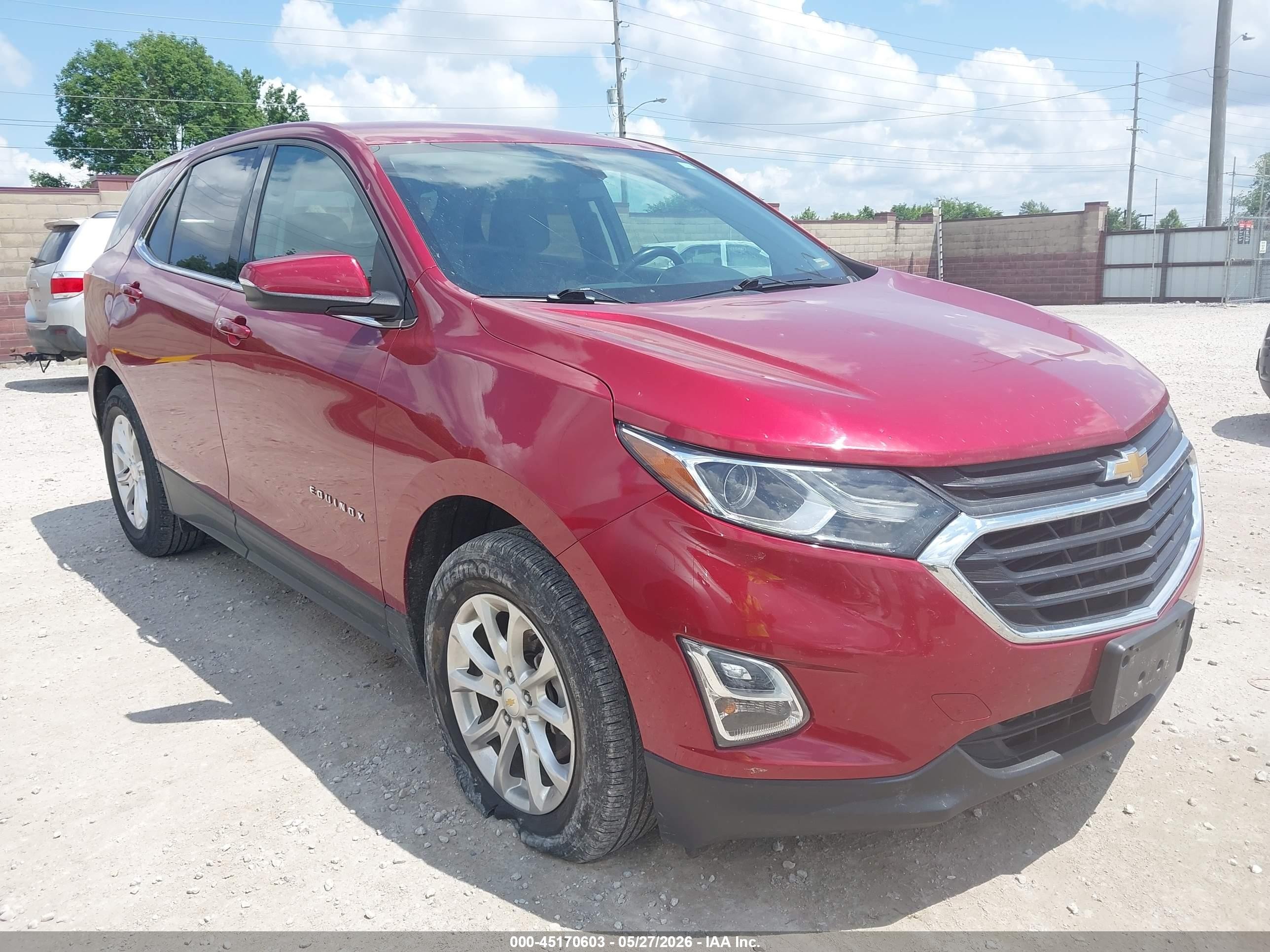 2018 Chevrolet Equinox Lt Красный vin: 2GNAXJEV2J6198266