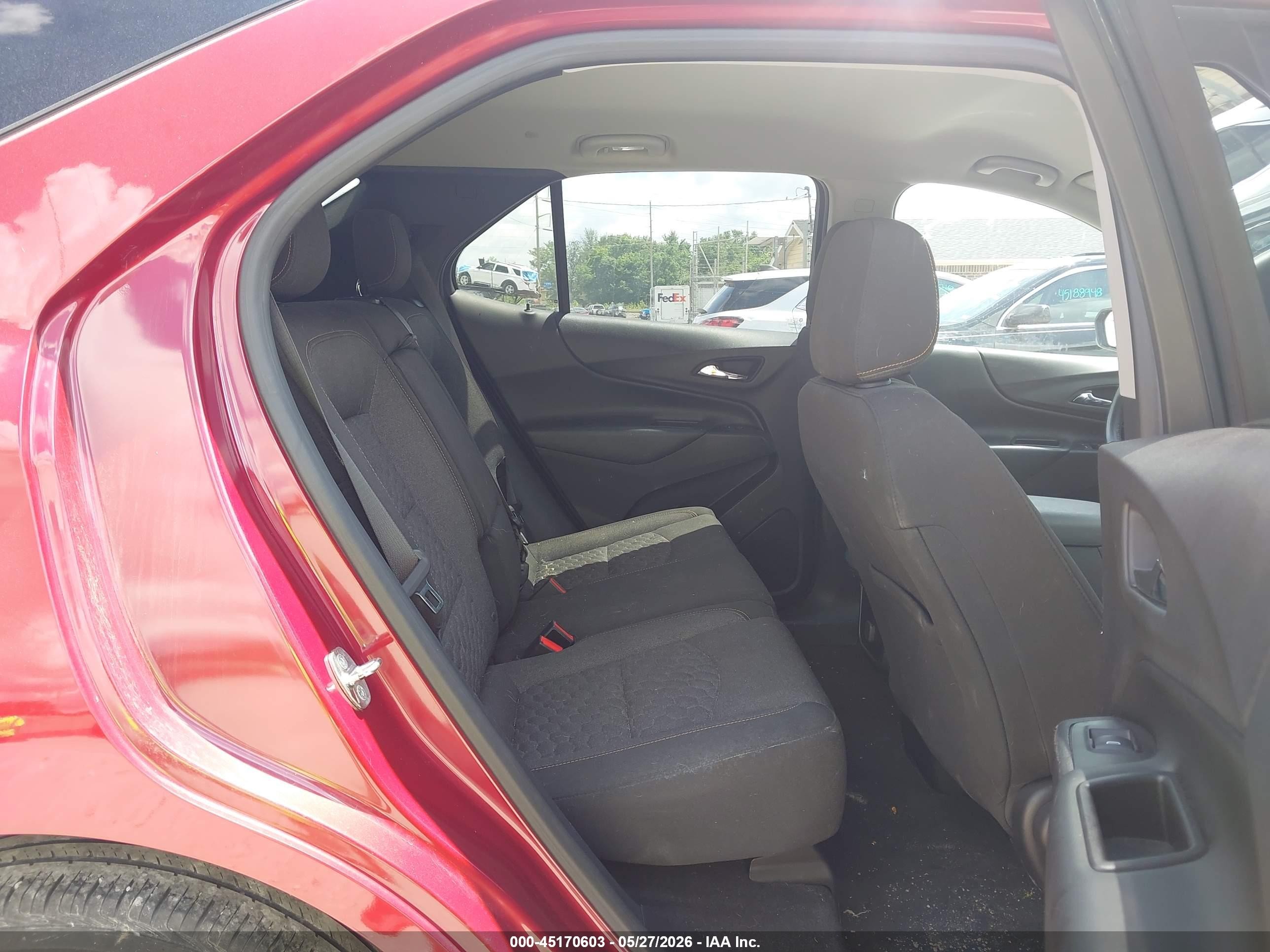 2018 Chevrolet Equinox Lt Red vin: 2GNAXJEV2J6198266