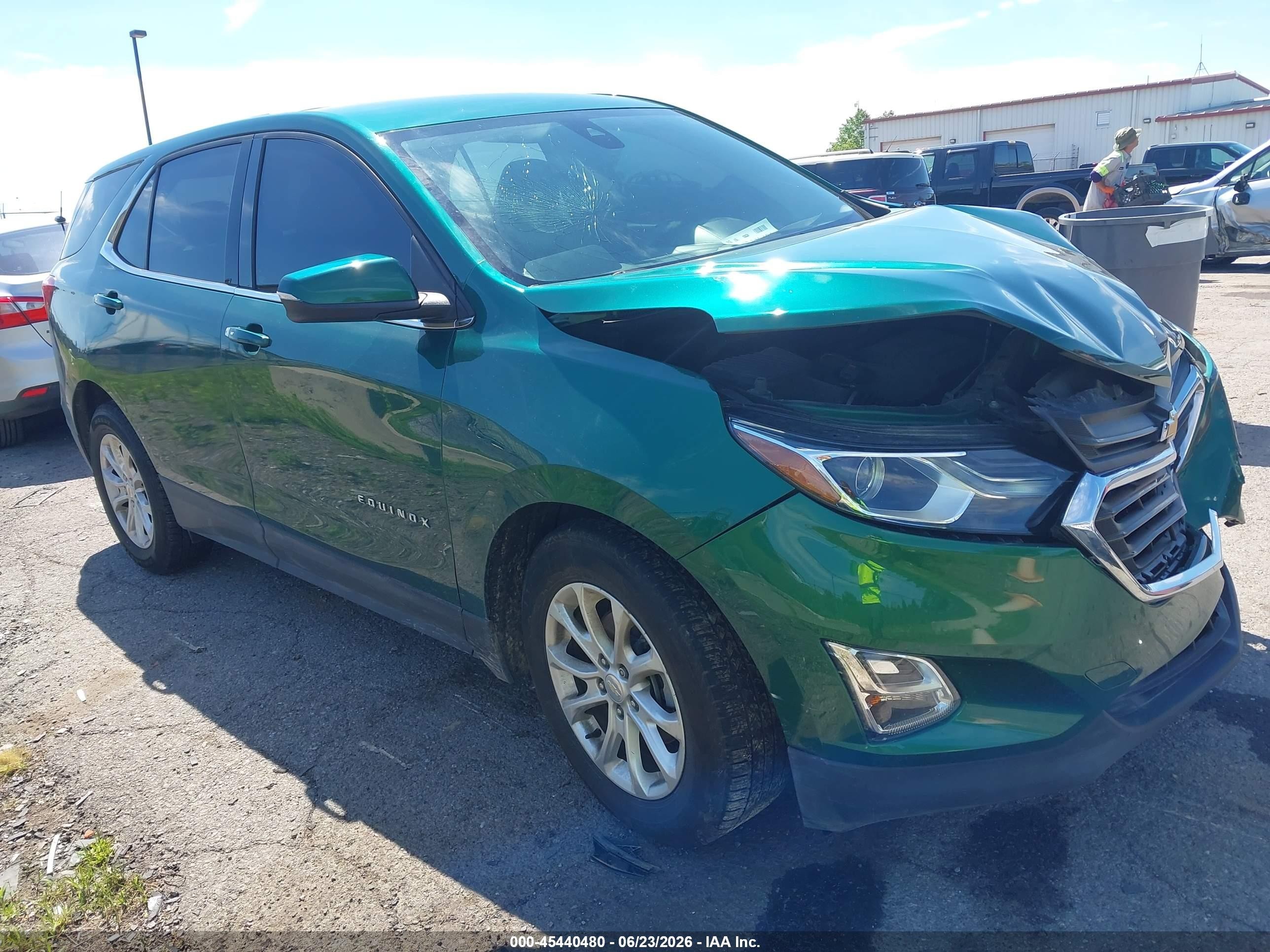 2019 Chevrolet Equinox Lt Green vin: 2GNAXJEV3K6243040