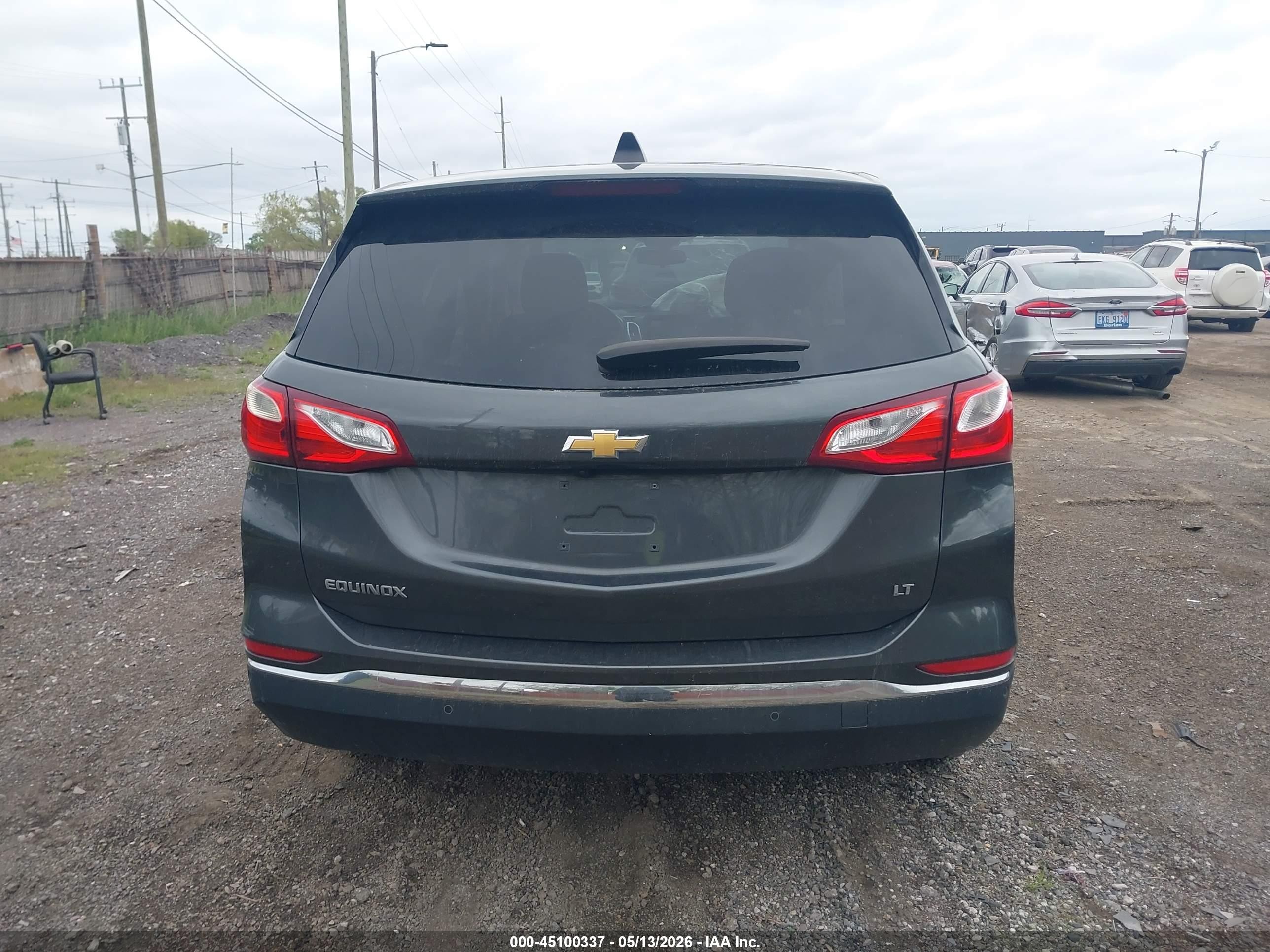 2018 Chevrolet Equinox Lt Gray vin: 2GNAXJEV4J6317838