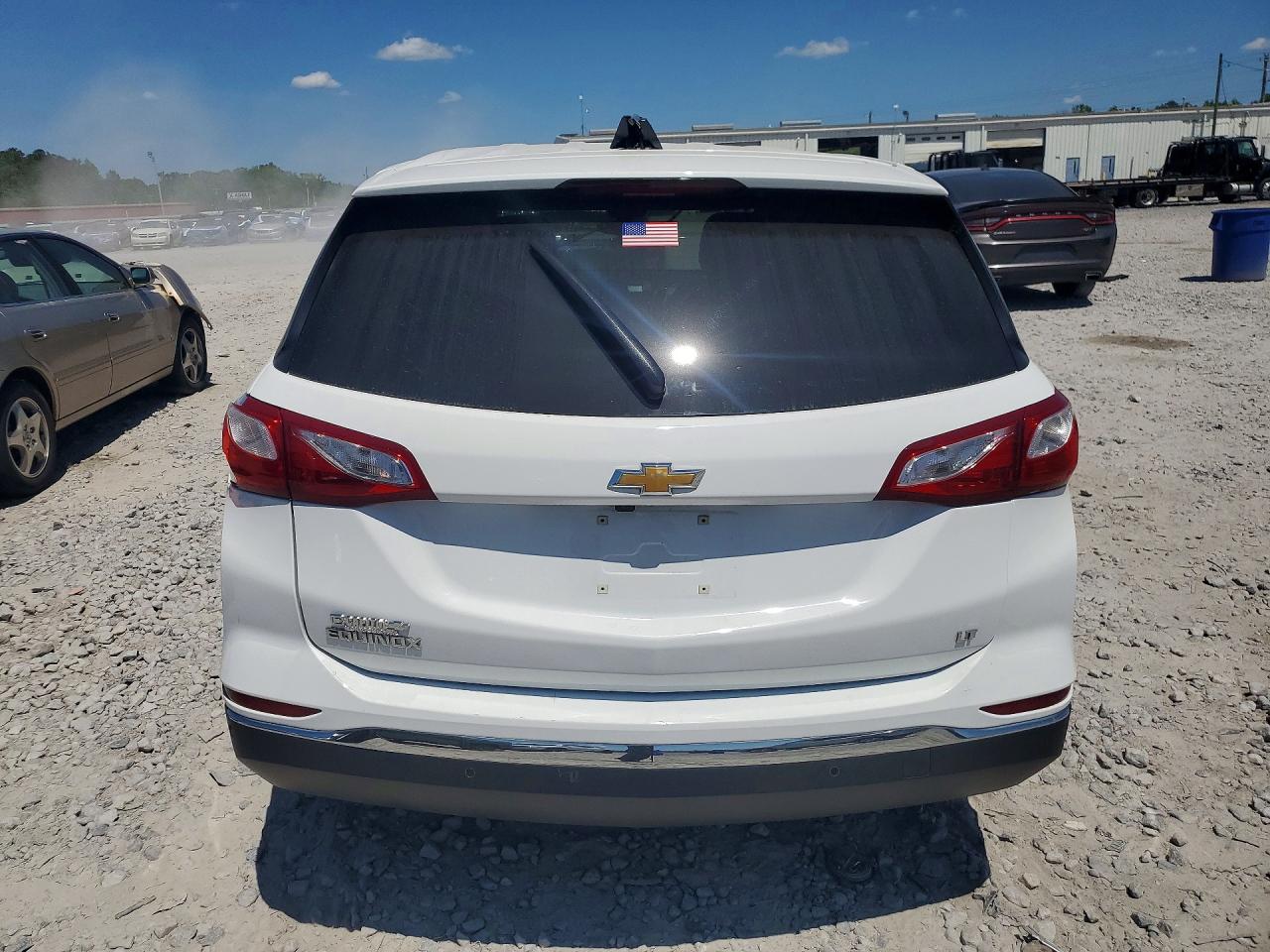 2020 Chevrolet Equinox Lt White vin: 2GNAXJEV4L6254548