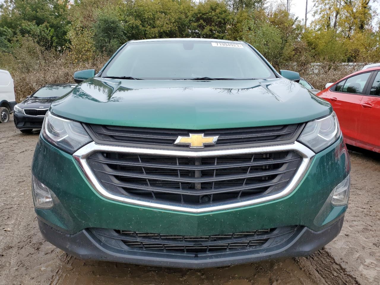 2018 Chevrolet Equinox Lt Green vin: 2GNAXJEV5J6222334