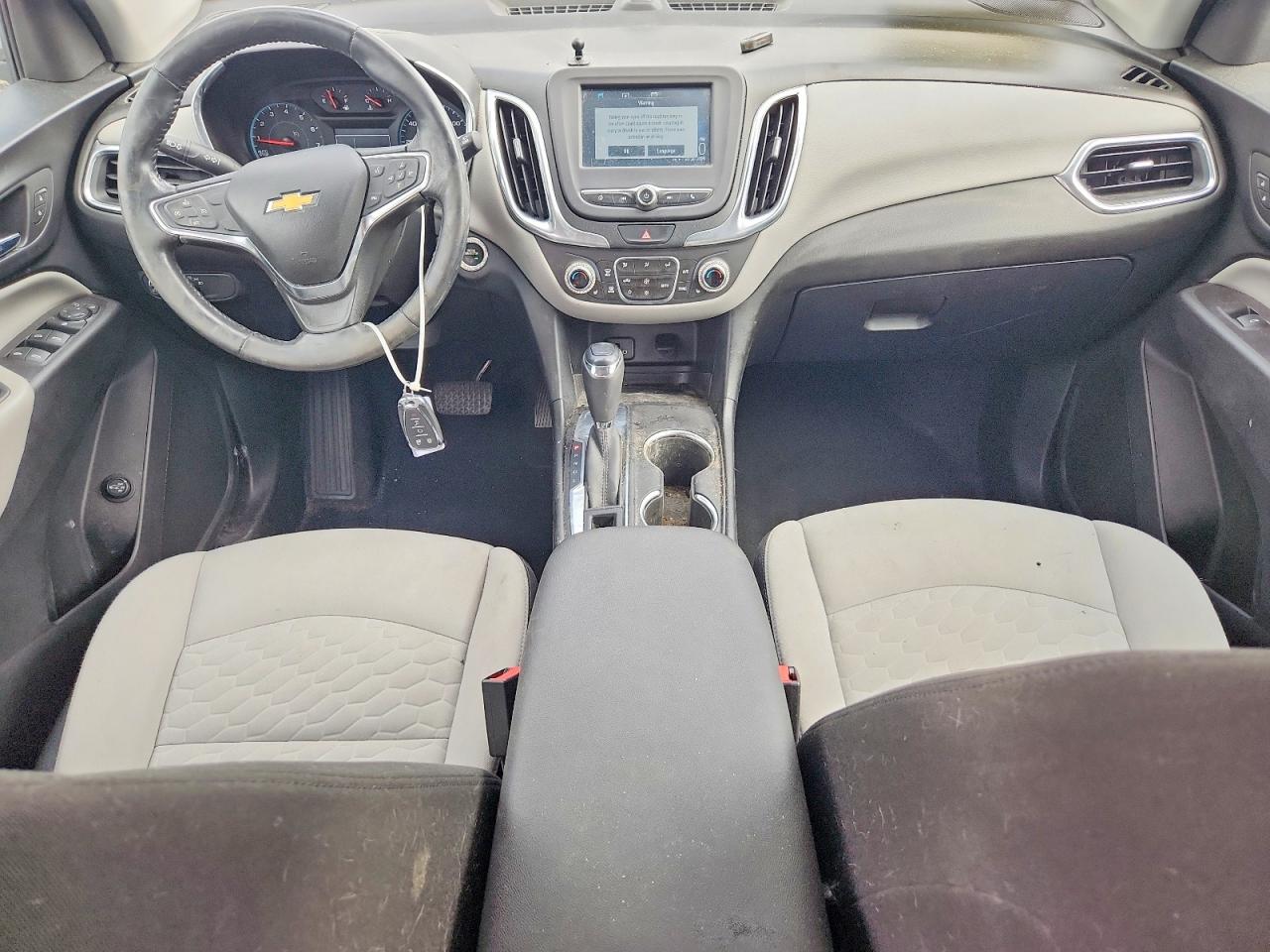 2018 Chevrolet Equinox Lt White vin: 2GNAXJEV6J6200147