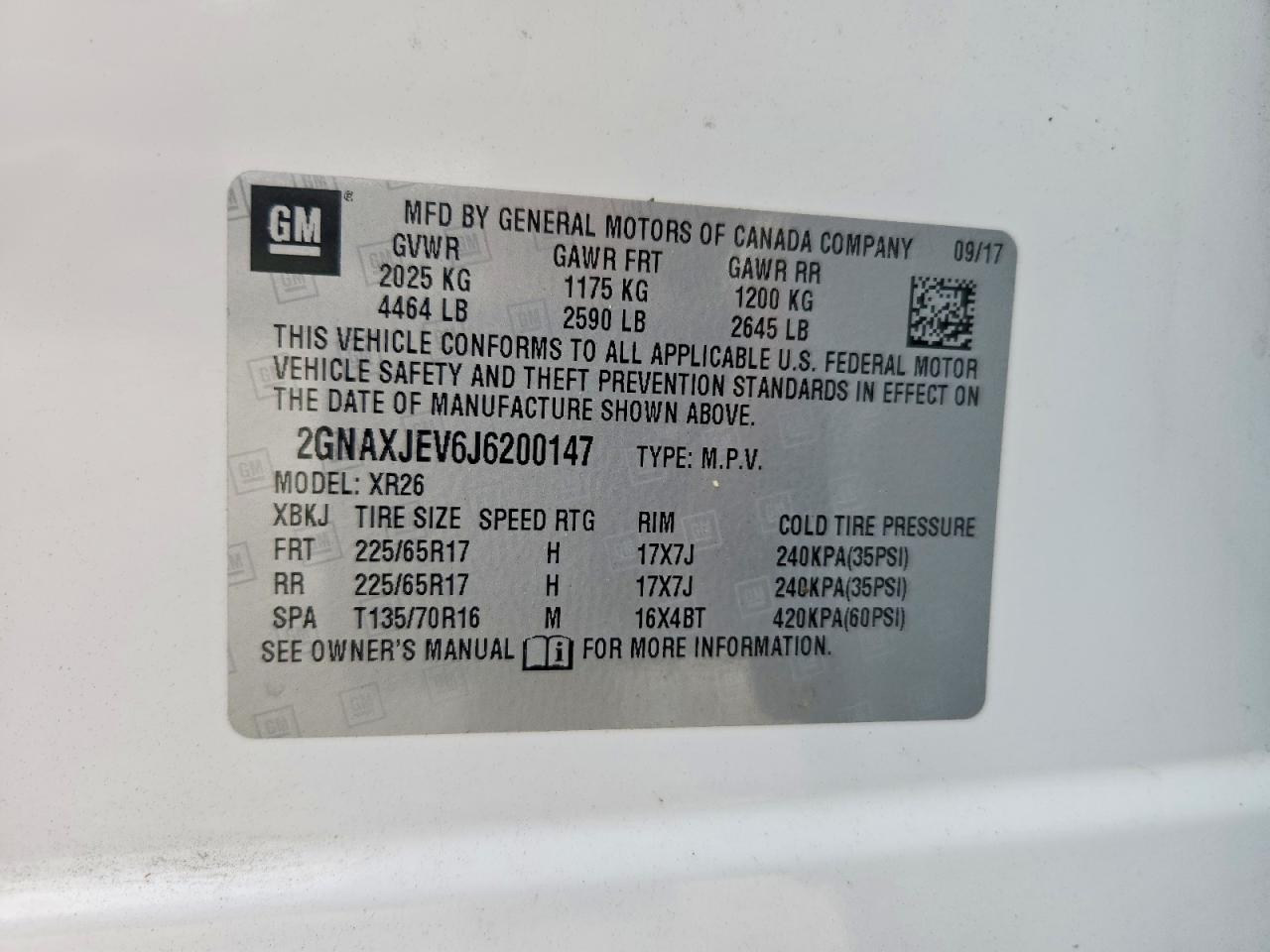 2018 Chevrolet Equinox Lt White vin: 2GNAXJEV6J6200147
