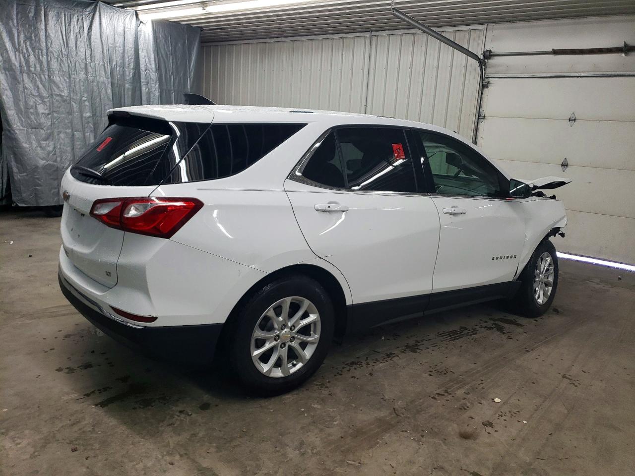 2018 Chevrolet Equinox Lt White vin: 2GNAXJEV8J6298632