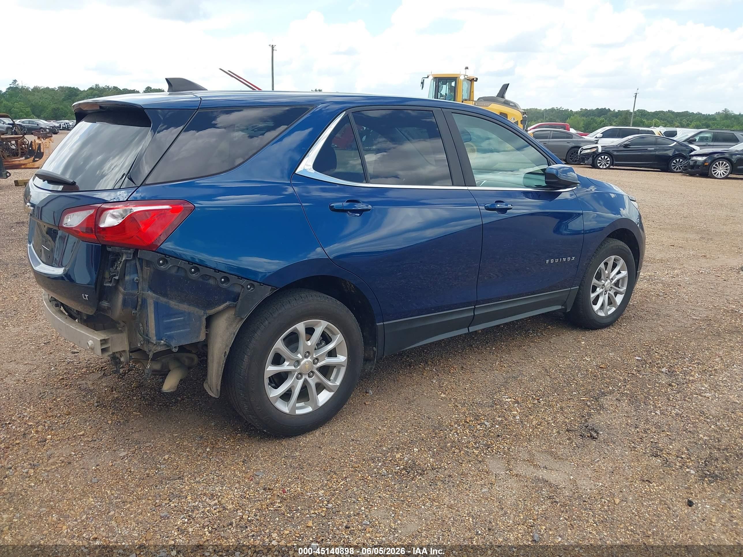 2021 Chevrolet Equinox Fwd 2fl Blue vin: 2GNAXJEV8M6150825