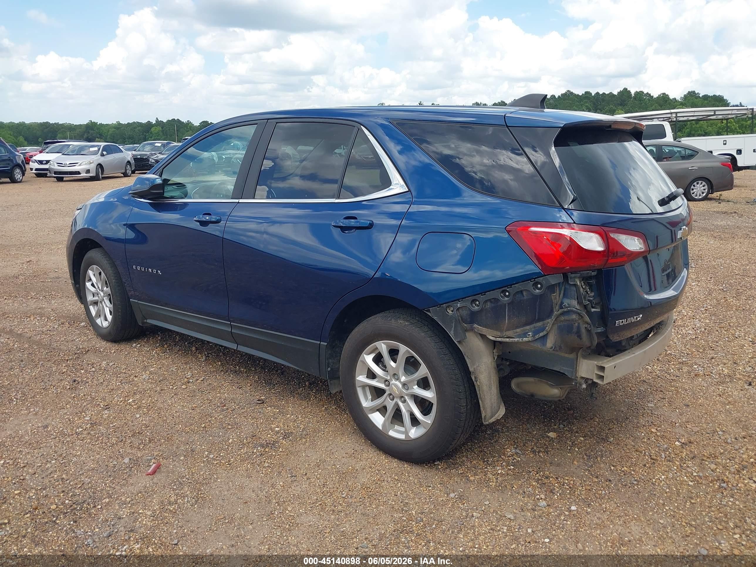 2021 Chevrolet Equinox Fwd 2fl Blue vin: 2GNAXJEV8M6150825