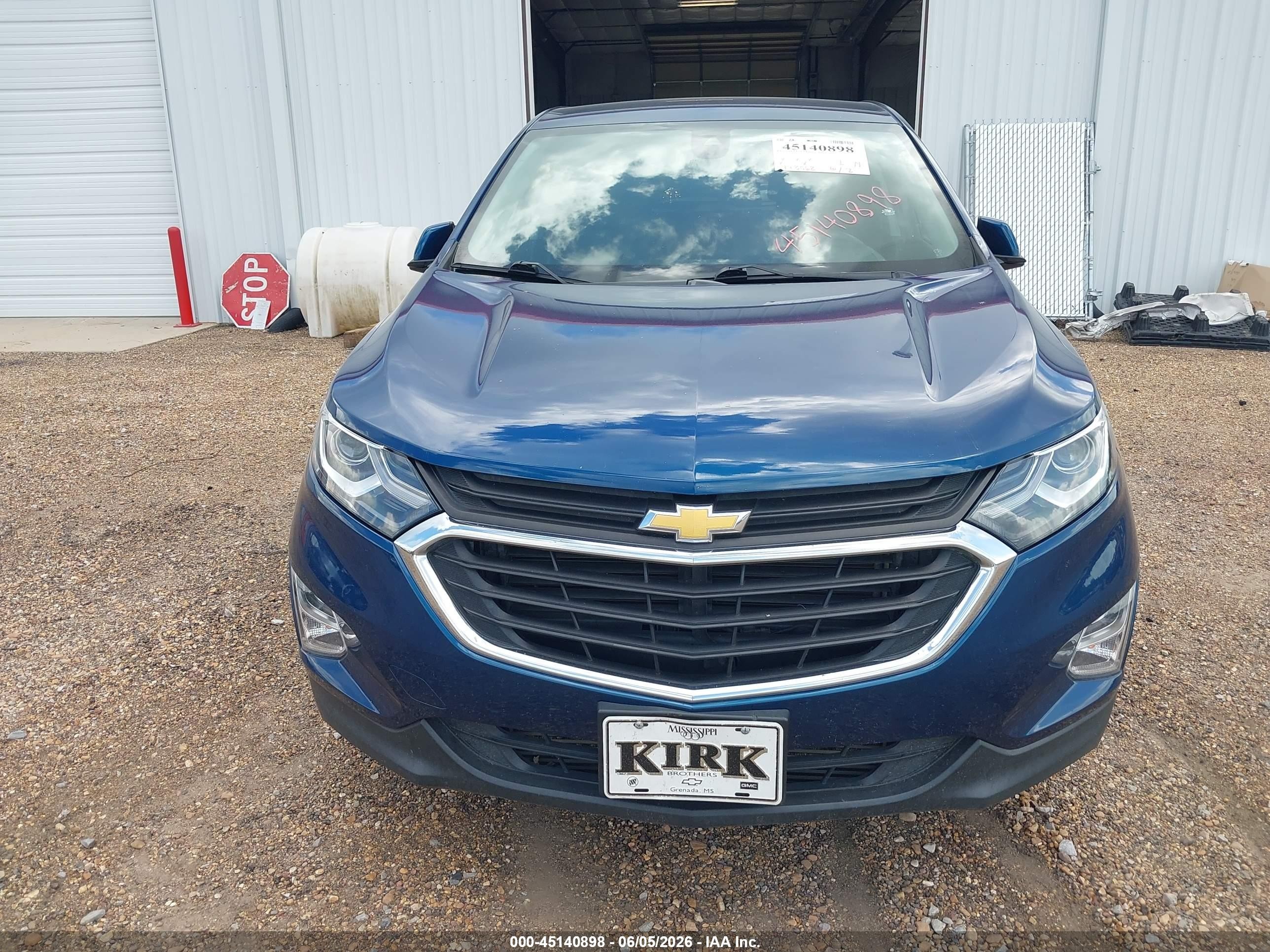 2021 Chevrolet Equinox Fwd 2fl Blue vin: 2GNAXJEV8M6150825