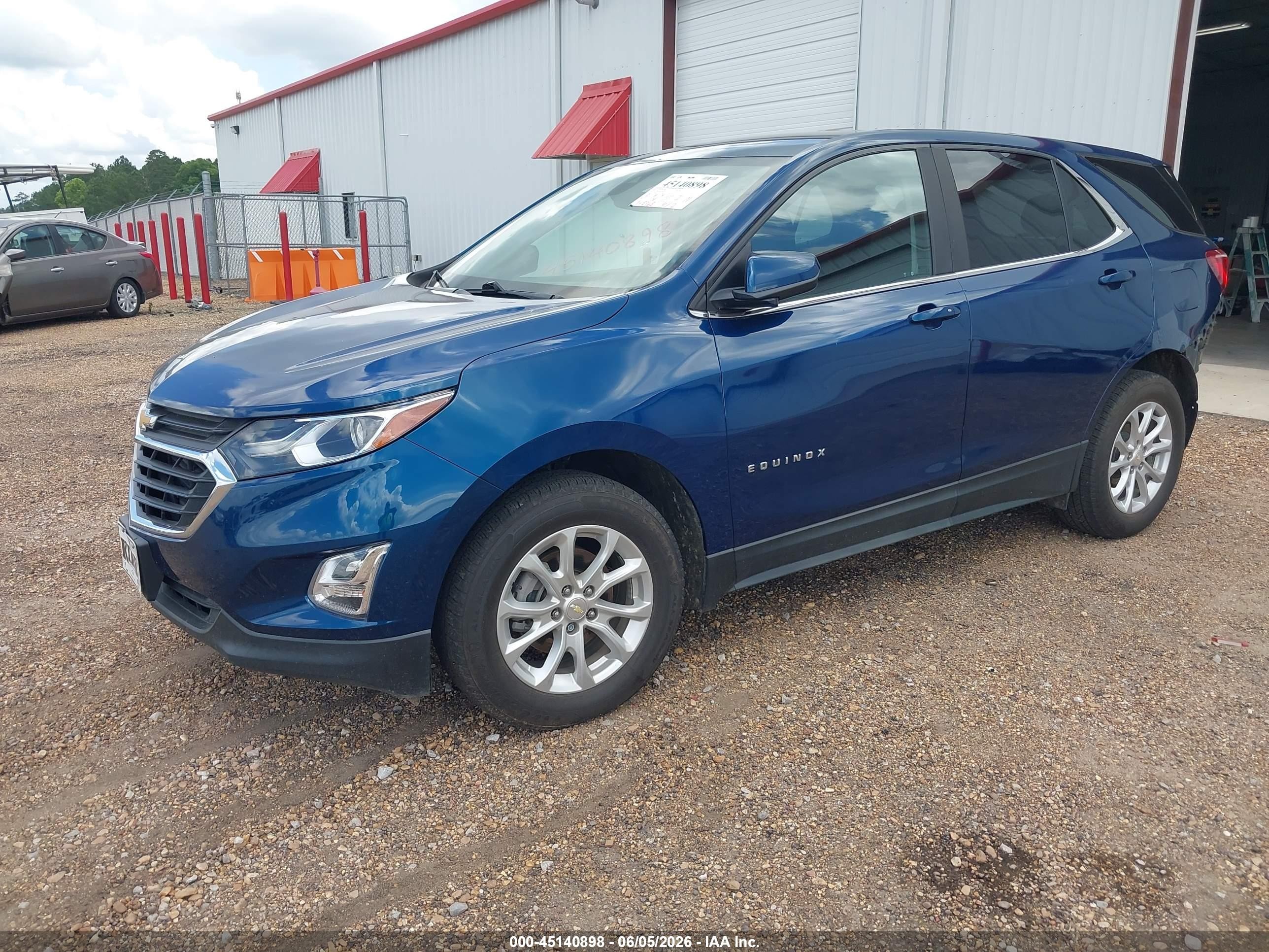 2021 Chevrolet Equinox Fwd 2fl Blue vin: 2GNAXJEV8M6150825