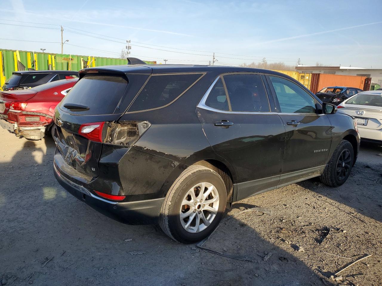 2018 Chevrolet Equinox Lt Черный vin: 2GNAXJEV9J6132961