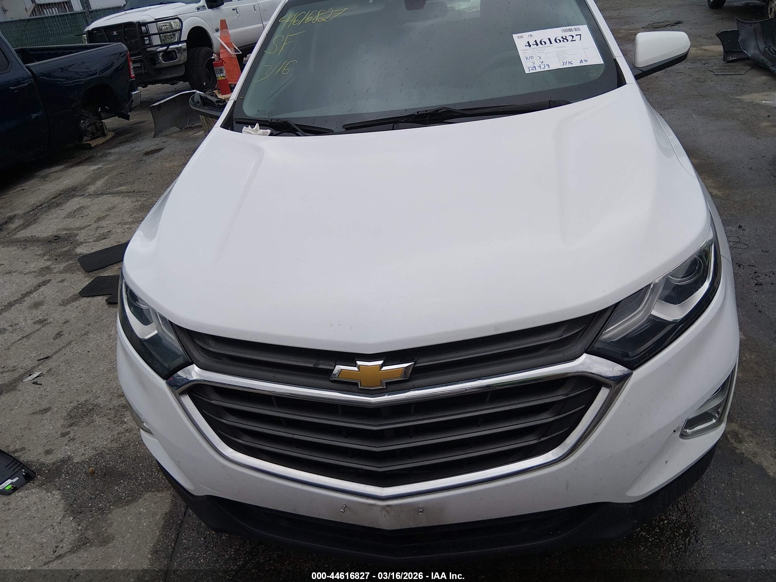 2018 Chevrolet Equinox Lt Белый vin: 2GNAXJEV9J6200949