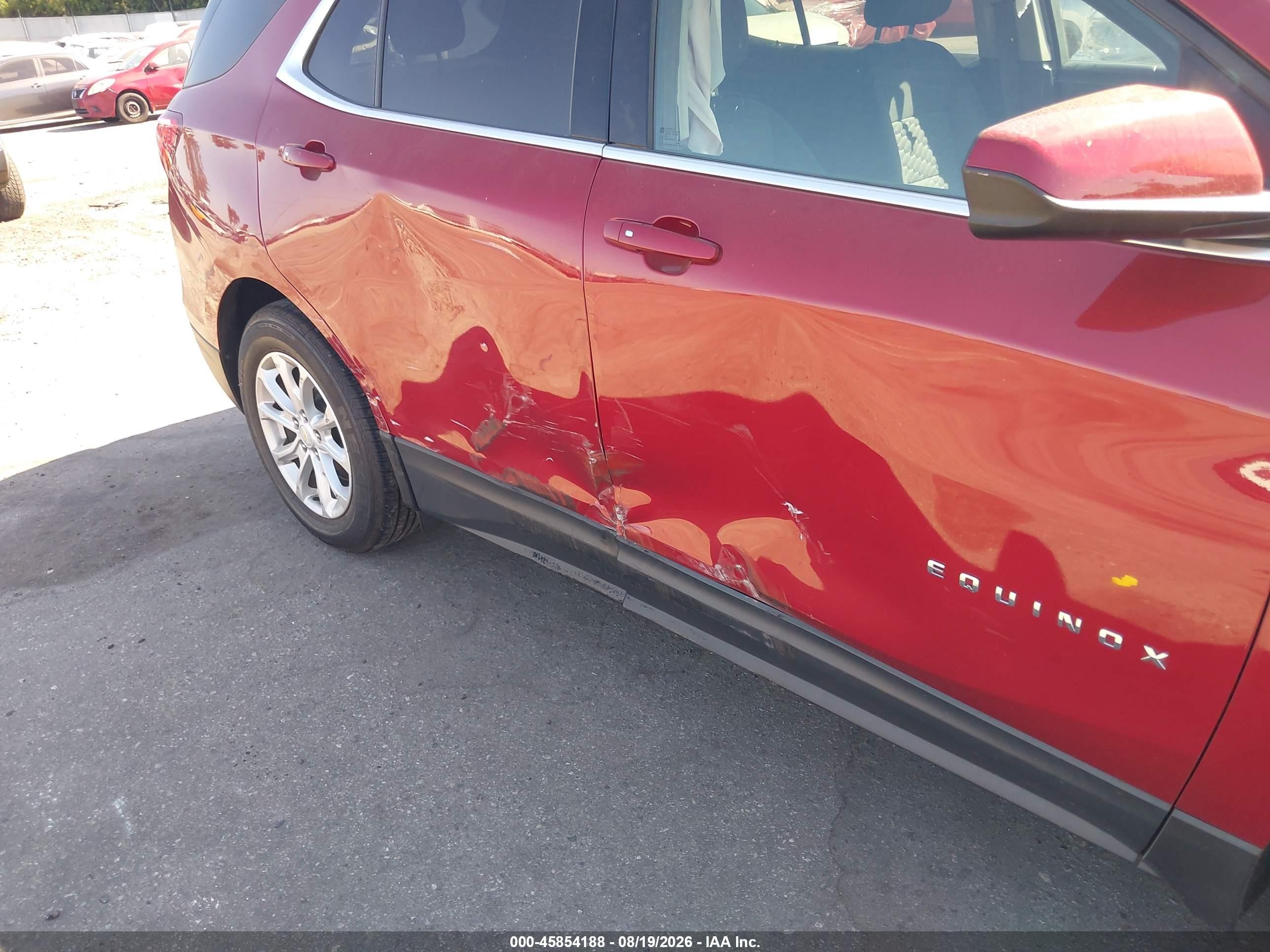 2018 Chevrolet Equinox Lt Красный vin: 2GNAXJEV9J6241520