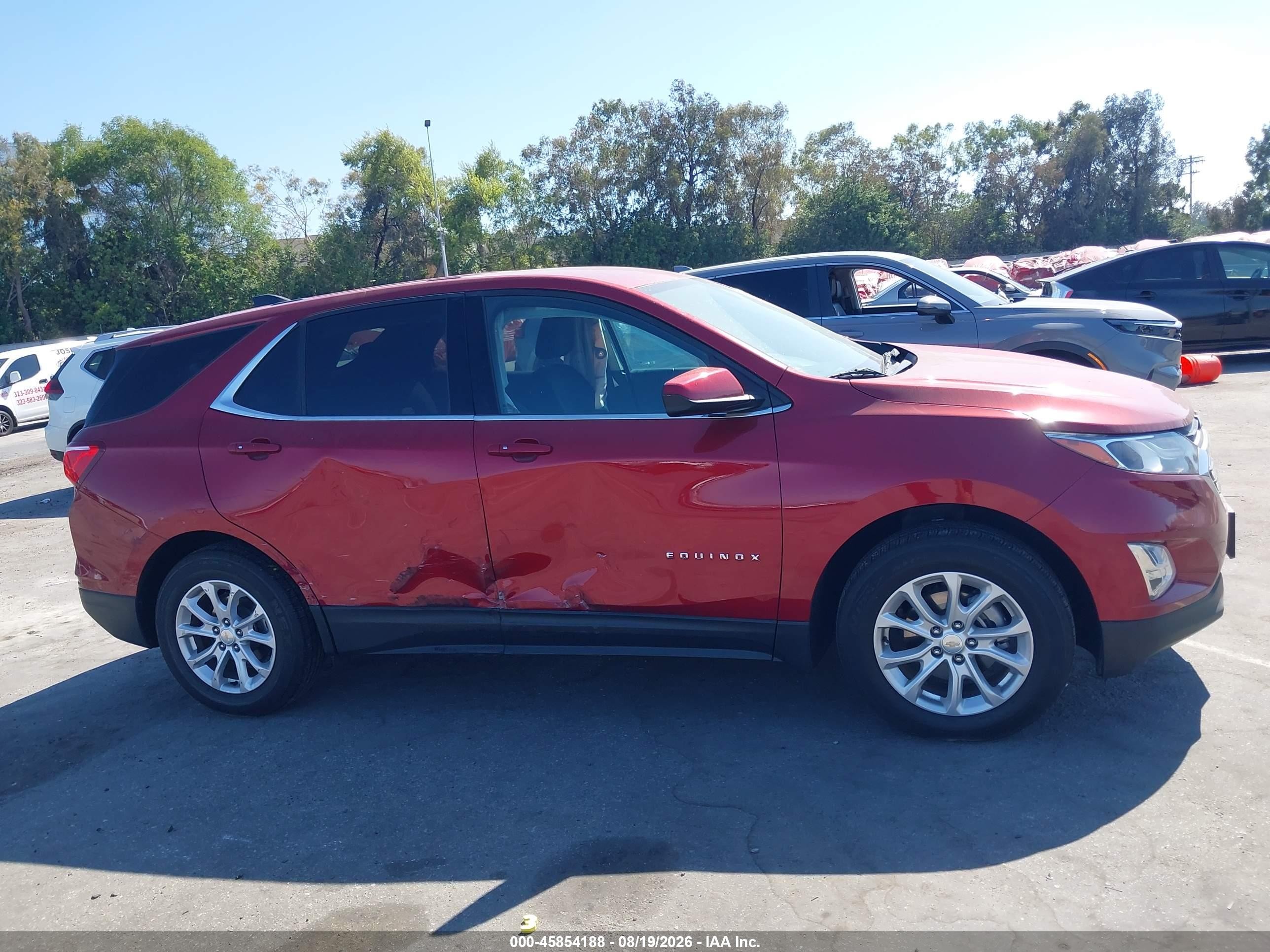 2018 Chevrolet Equinox Lt Красный vin: 2GNAXJEV9J6241520