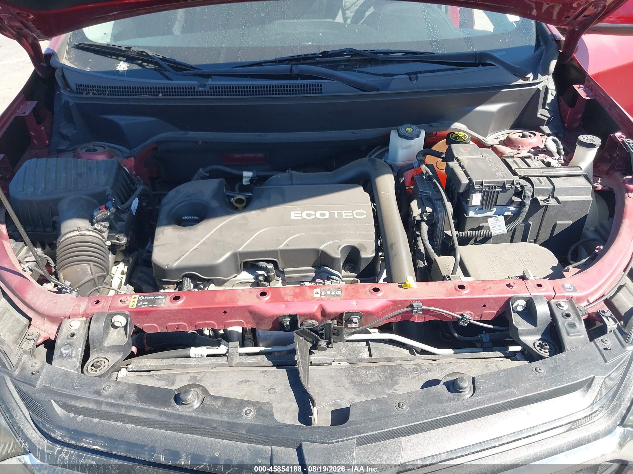 2018 Chevrolet Equinox Lt Красный vin: 2GNAXJEV9J6241520