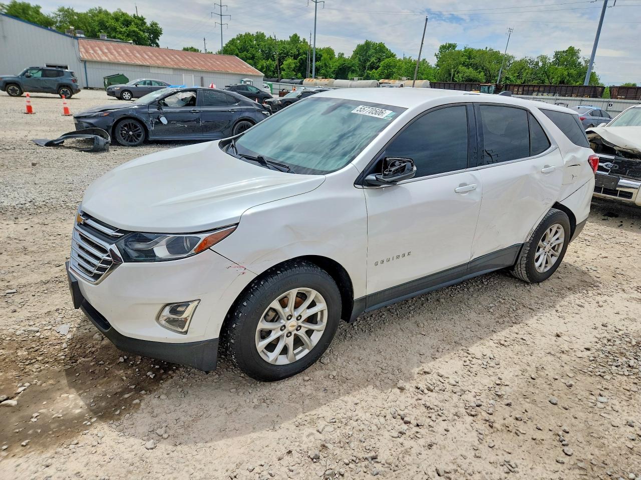 2018 Chevrolet Equinox White vin: 2GNAXJEVXJ6266622