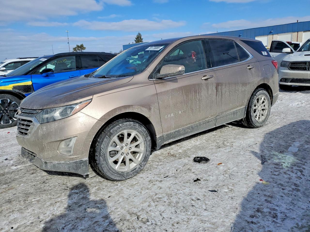 2019 Chevrolet Equinox Lt Tan vin: 2GNAXJEVXK6224792