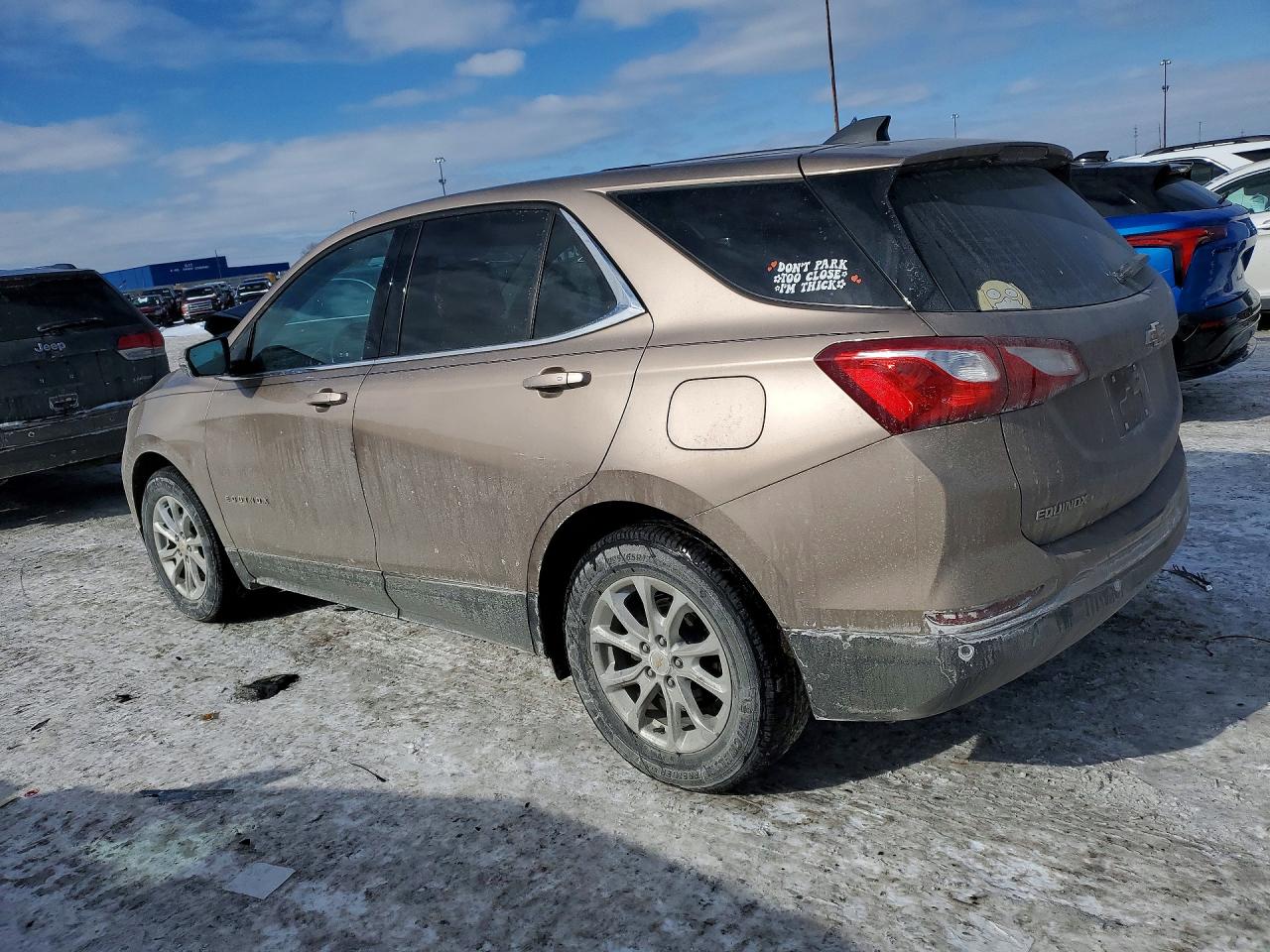 2019 Chevrolet Equinox Lt Tan vin: 2GNAXJEVXK6224792