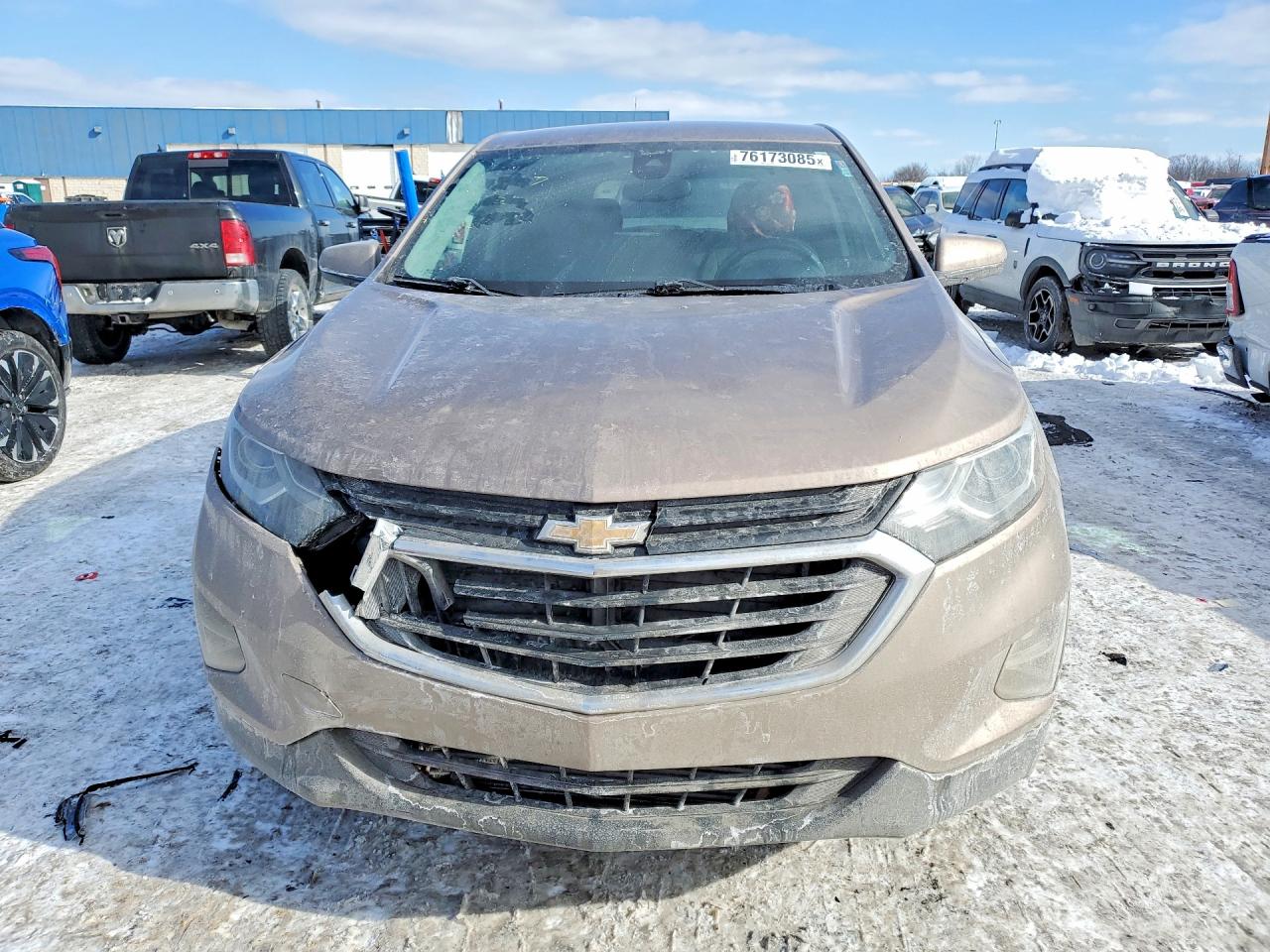 2019 Chevrolet Equinox Lt Tan vin: 2GNAXJEVXK6224792