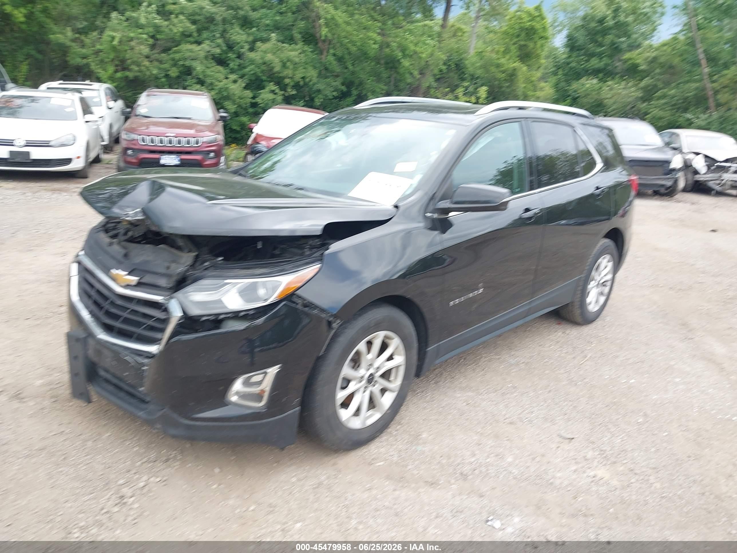2019 Chevrolet Equinox Lt Black vin: 2GNAXKEV0K6233068