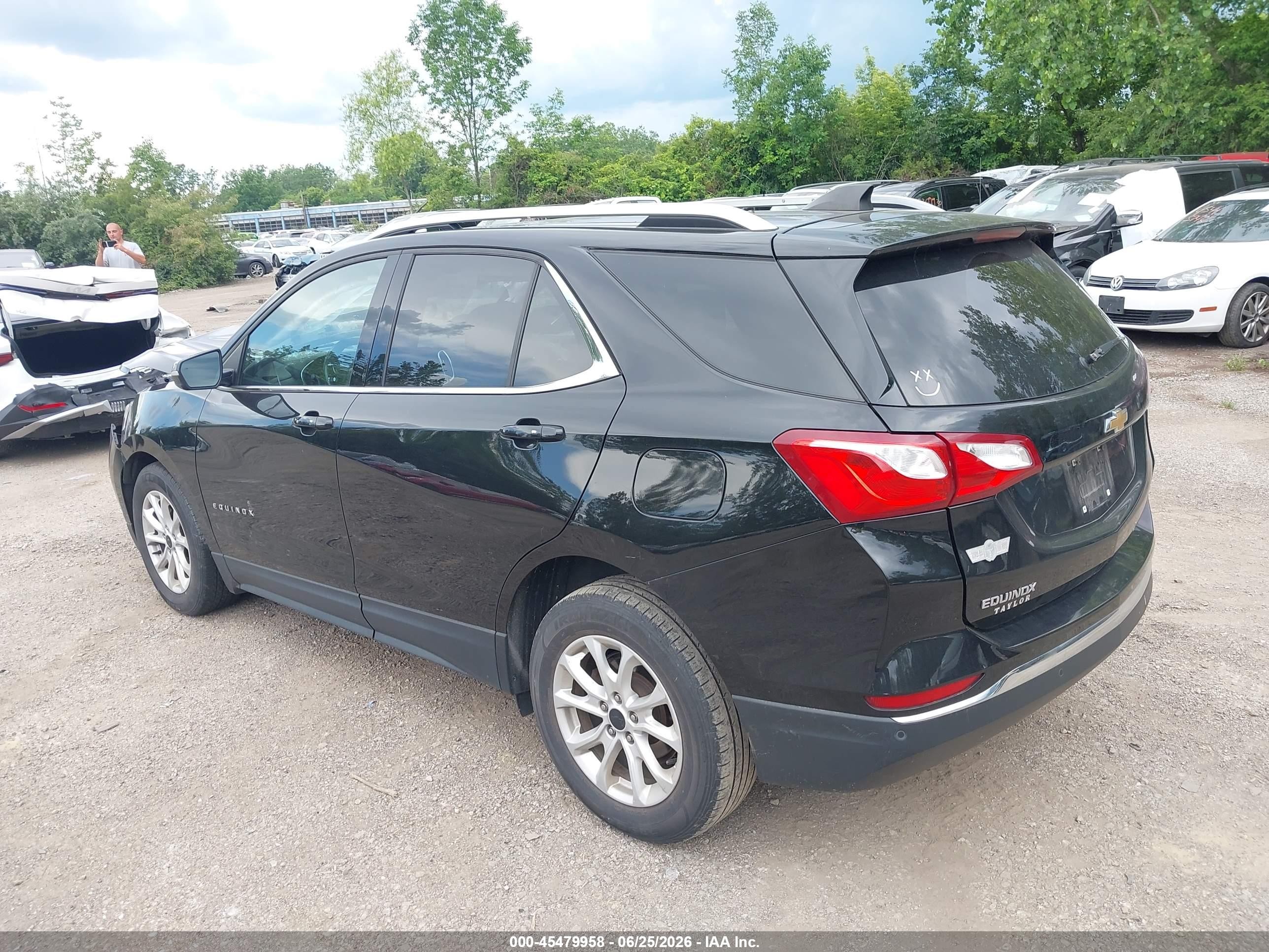 2019 Chevrolet Equinox Lt Black vin: 2GNAXKEV0K6233068