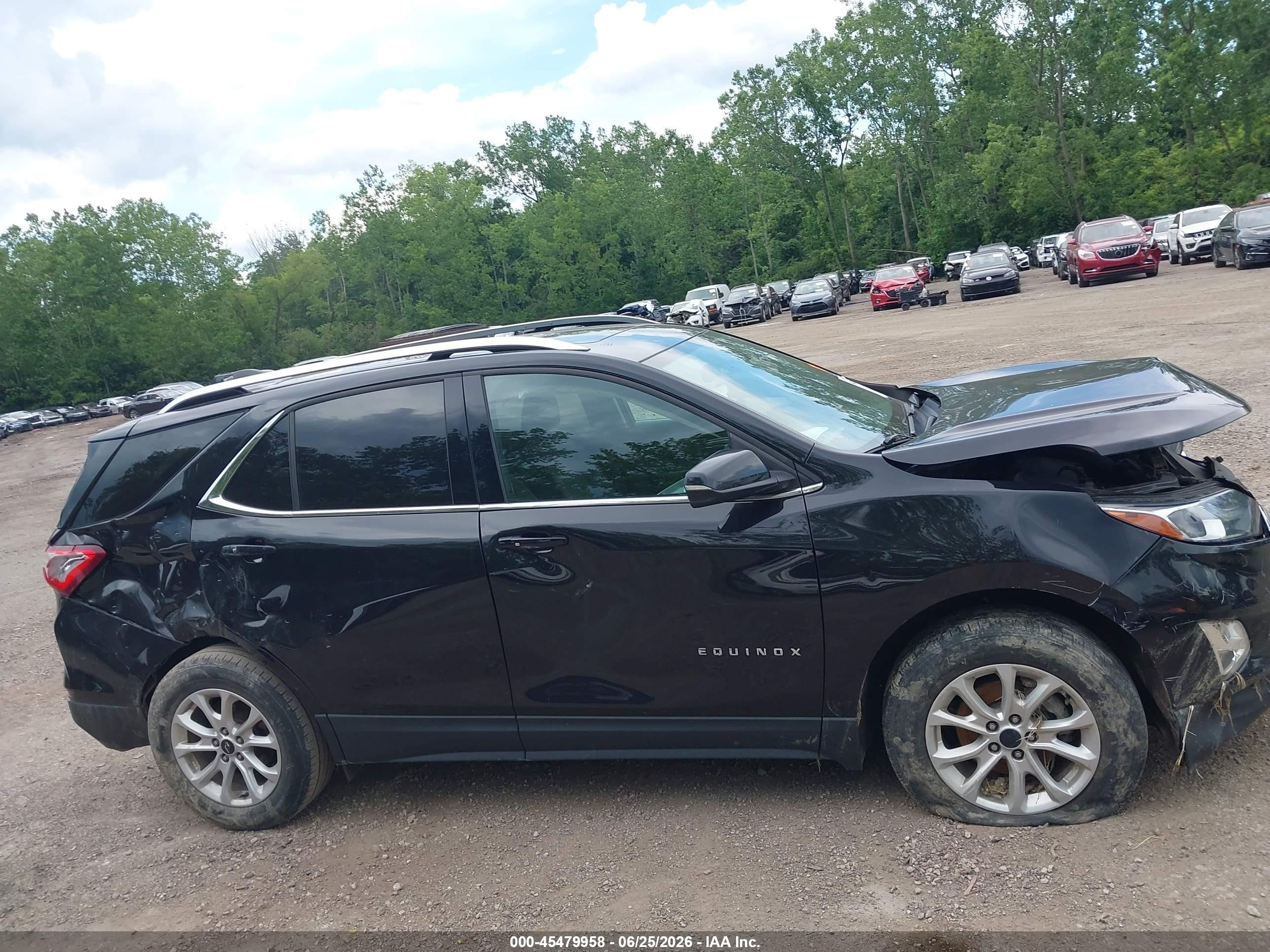 2019 Chevrolet Equinox Lt Black vin: 2GNAXKEV0K6233068