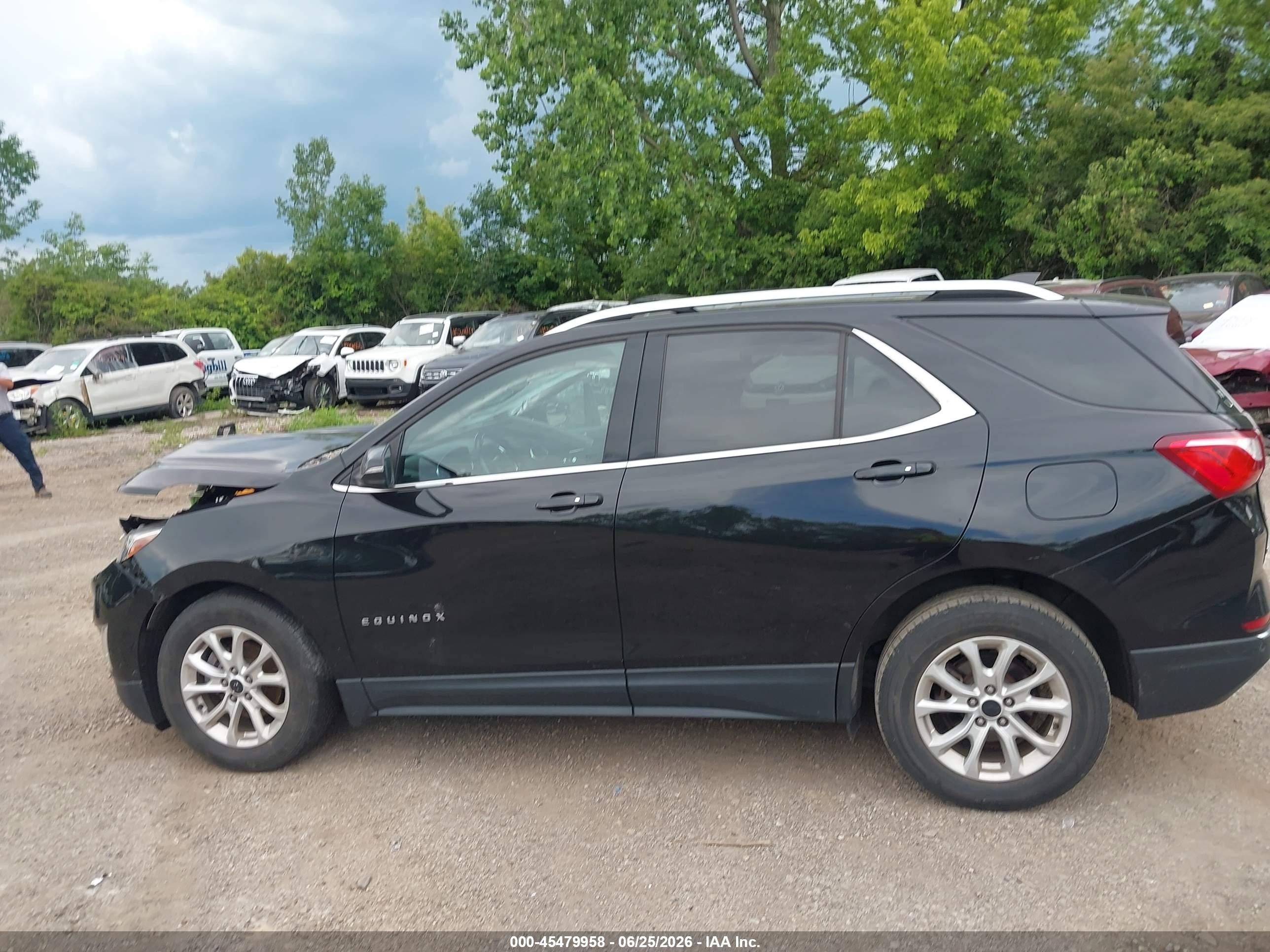 2019 Chevrolet Equinox Lt Black vin: 2GNAXKEV0K6233068