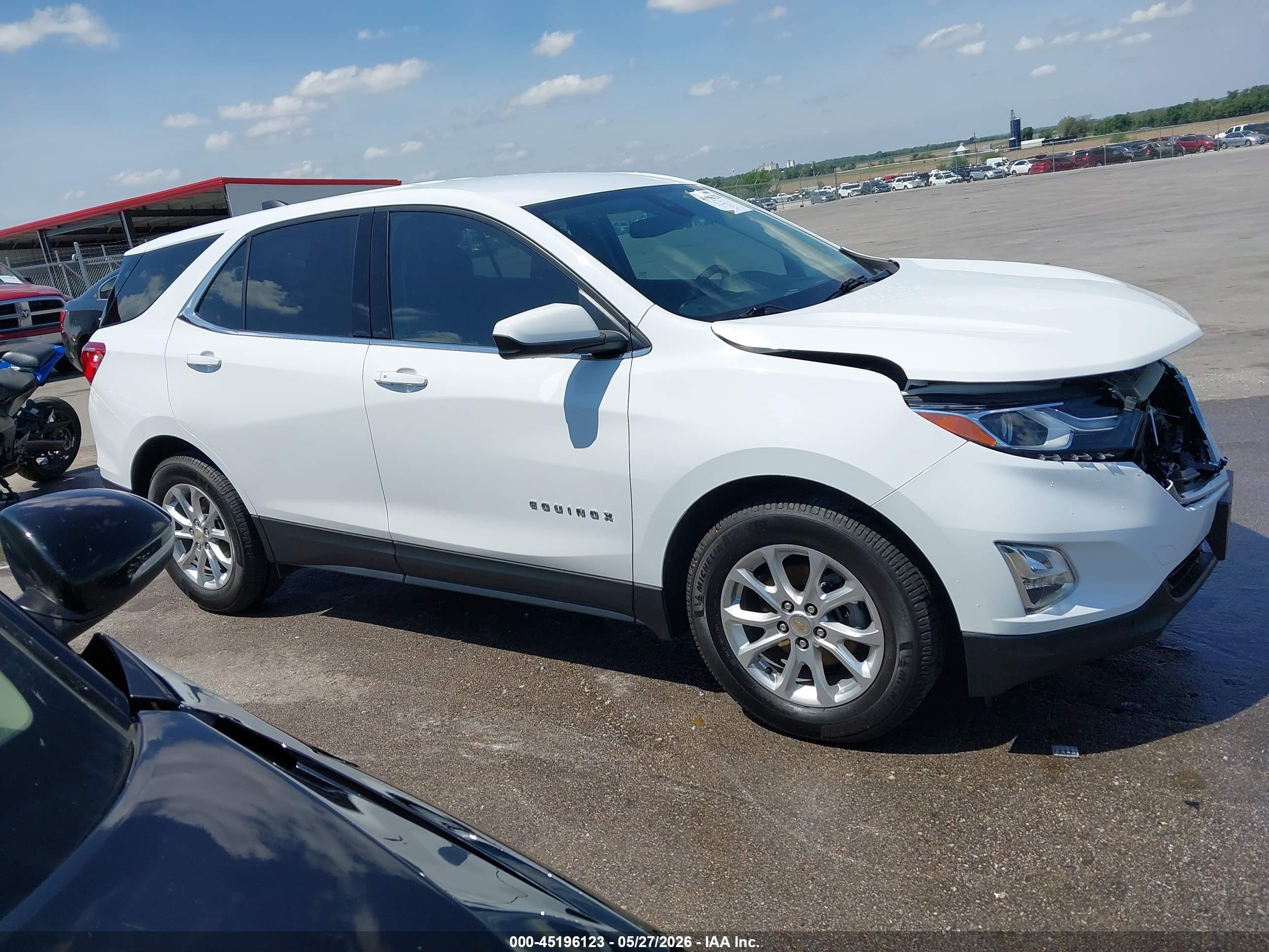 2020 Chevrolet Equinox Fwd Lt 1.5l Turbo Белый vin: 2GNAXKEV1L6167227