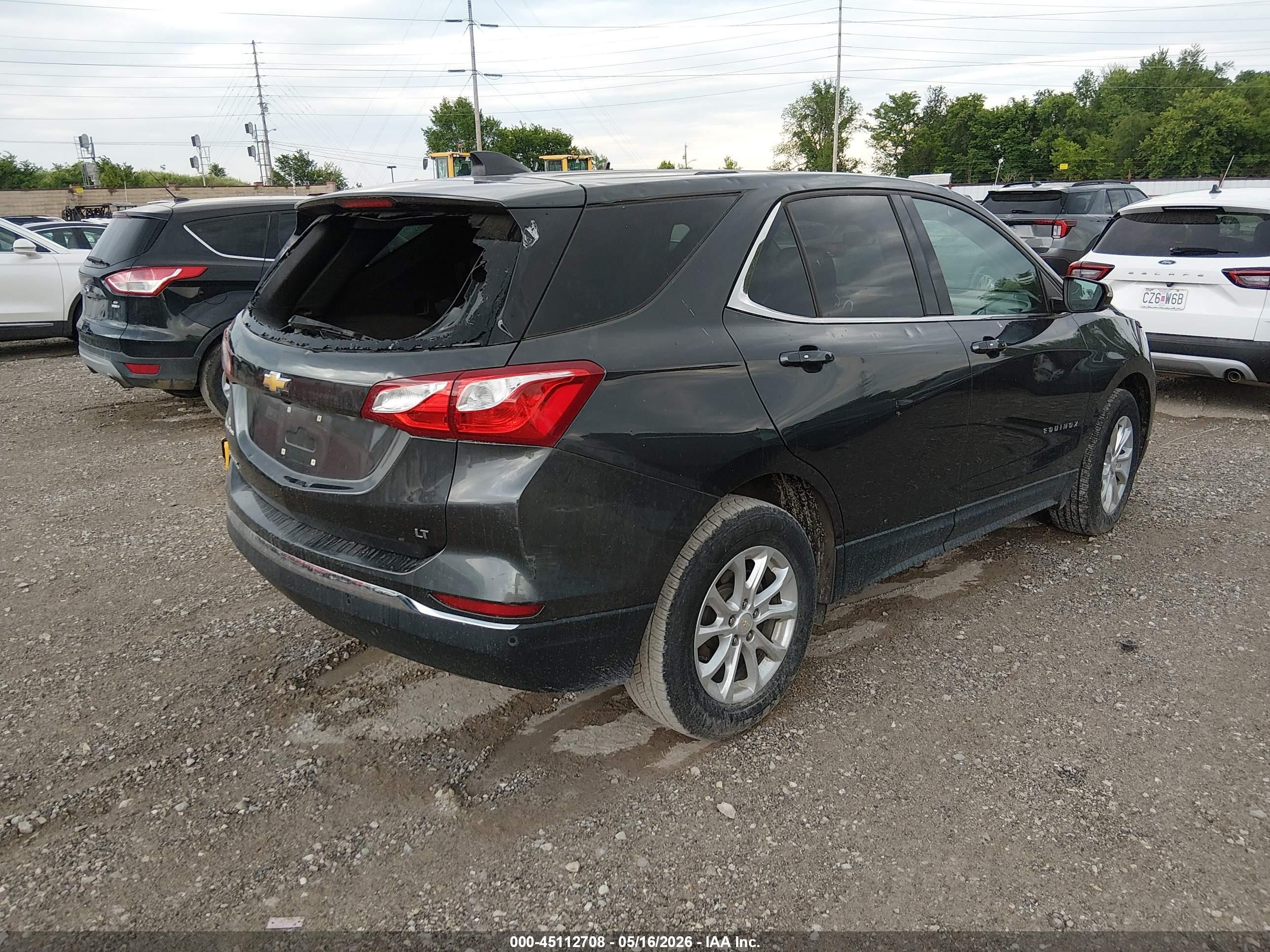 2019 Chevrolet Equinox Lt Gray vin: 2GNAXKEV3K6161072