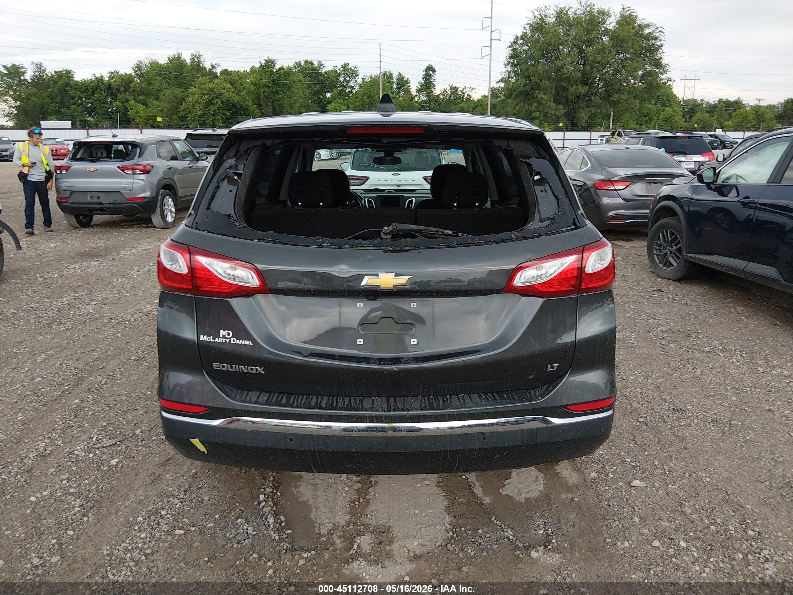 2019 Chevrolet Equinox Lt Gray vin: 2GNAXKEV3K6161072