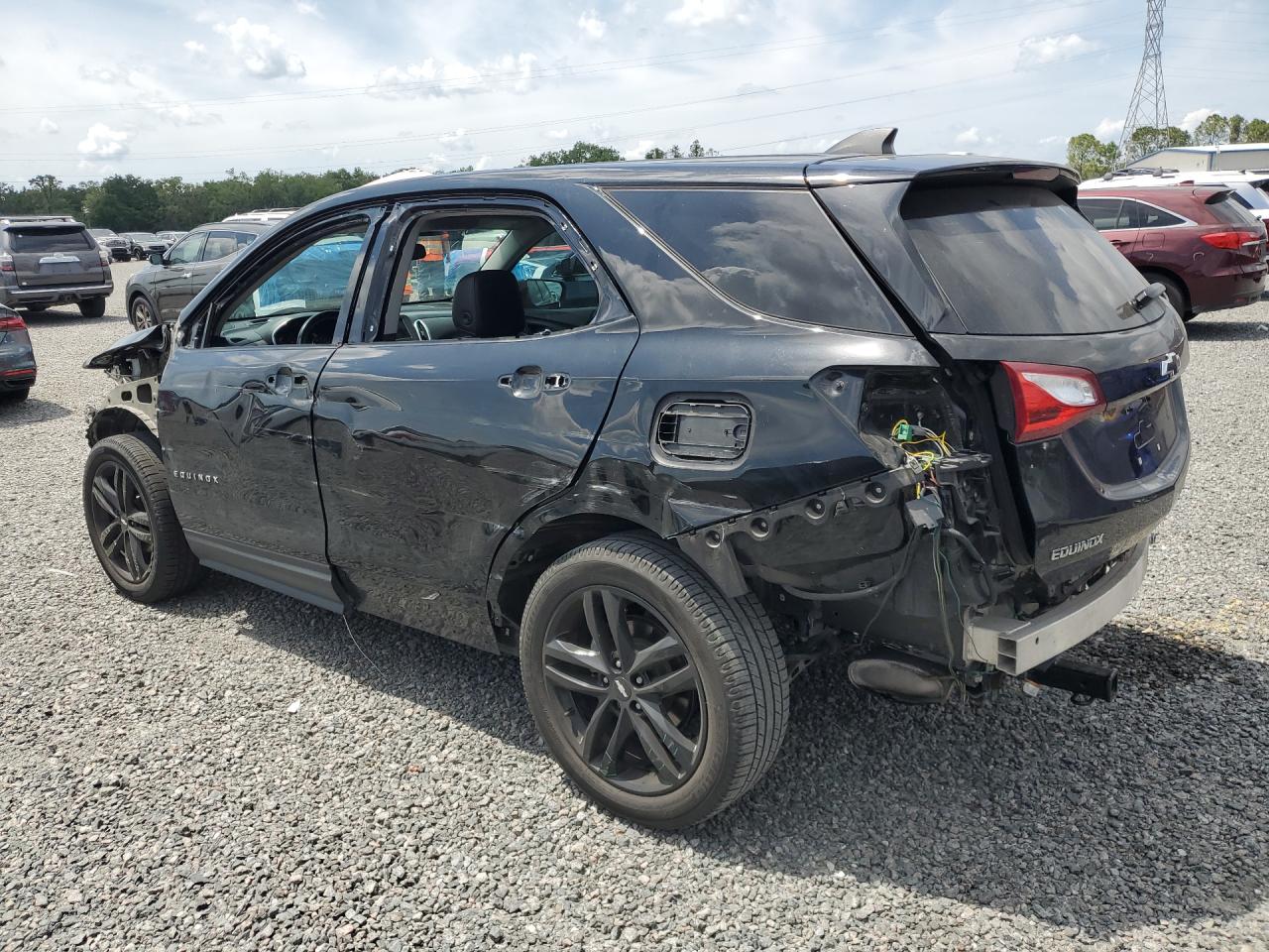2020 Chevrolet Equinox Lt Черный vin: 2GNAXKEV3L6152485