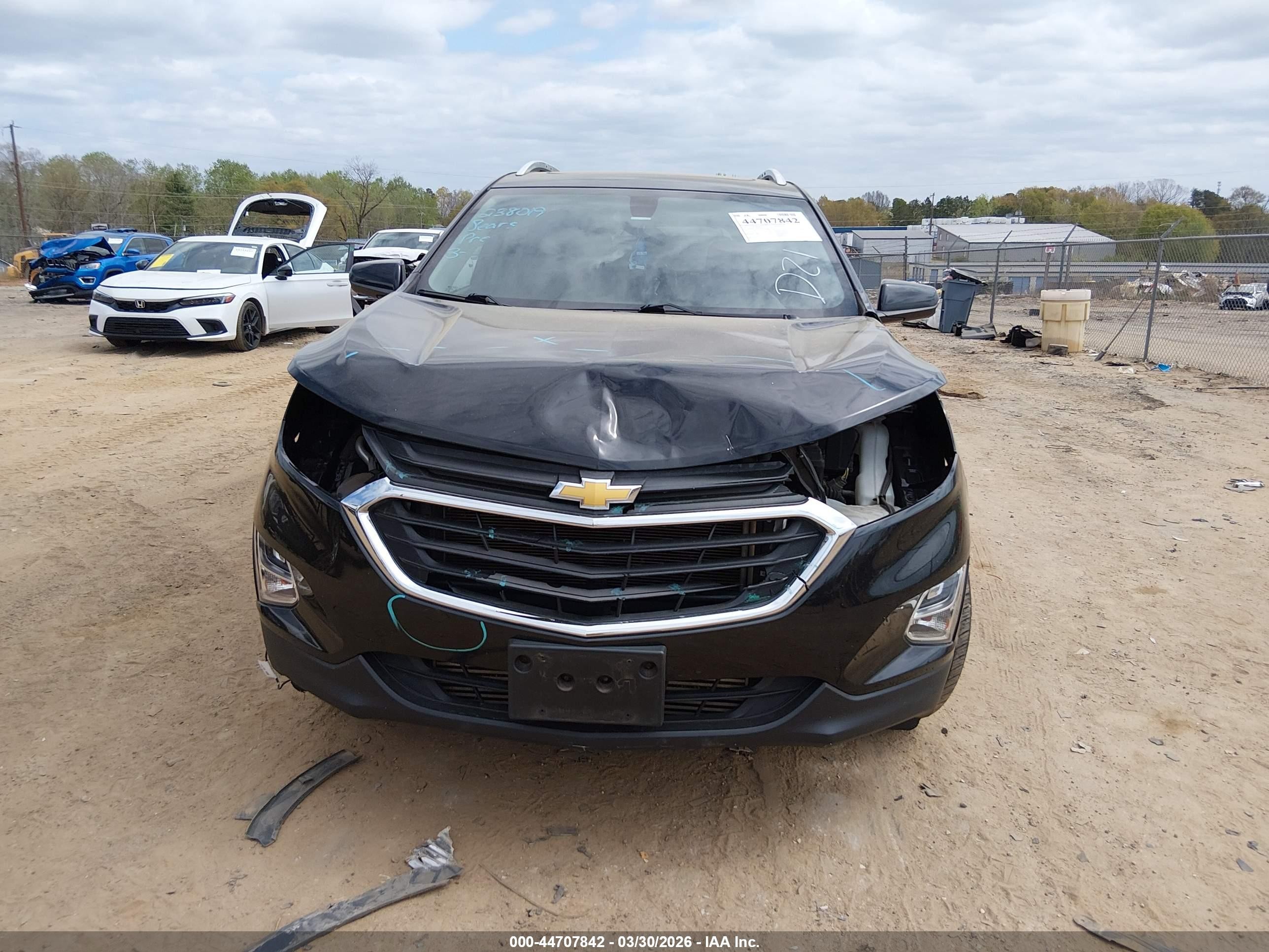 2019 Chevrolet Equinox Lt Черный vin: 2GNAXKEV5K6282024