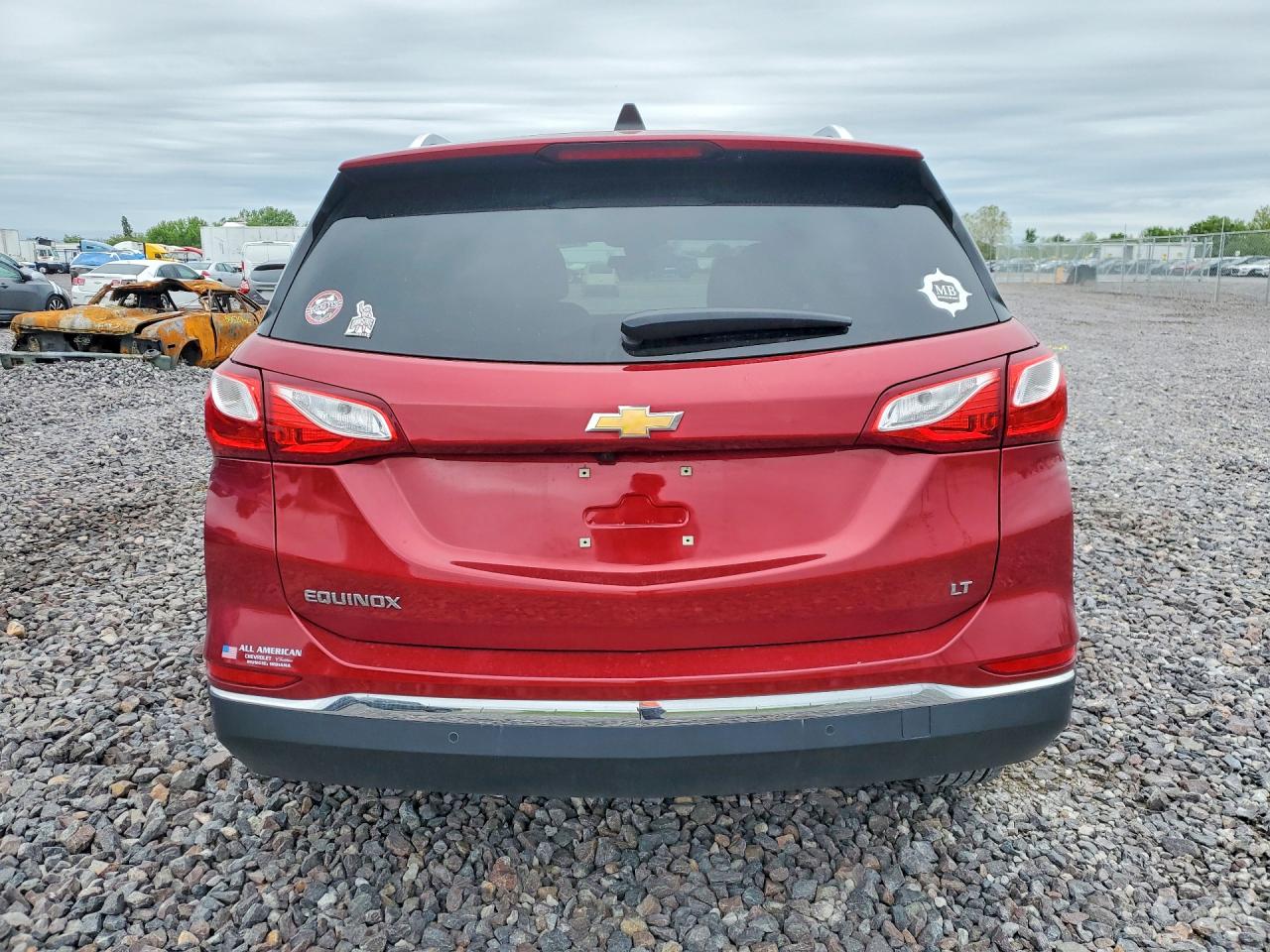 2020 Chevrolet Equinox Lt Red vin: 2GNAXKEV5L6247646