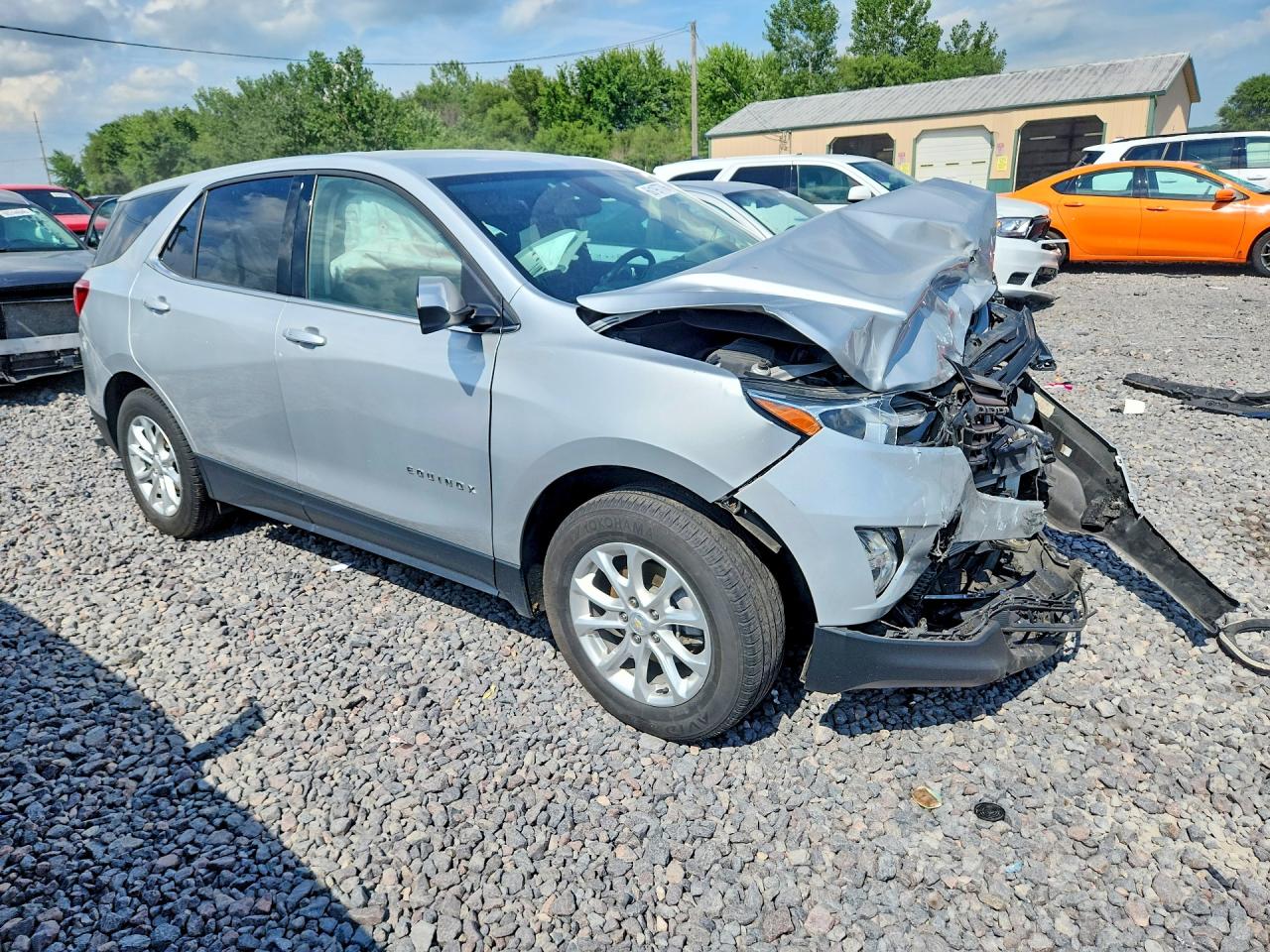 2019 Chevrolet Equinox Lt Silver vin: 2GNAXKEV6K6202925