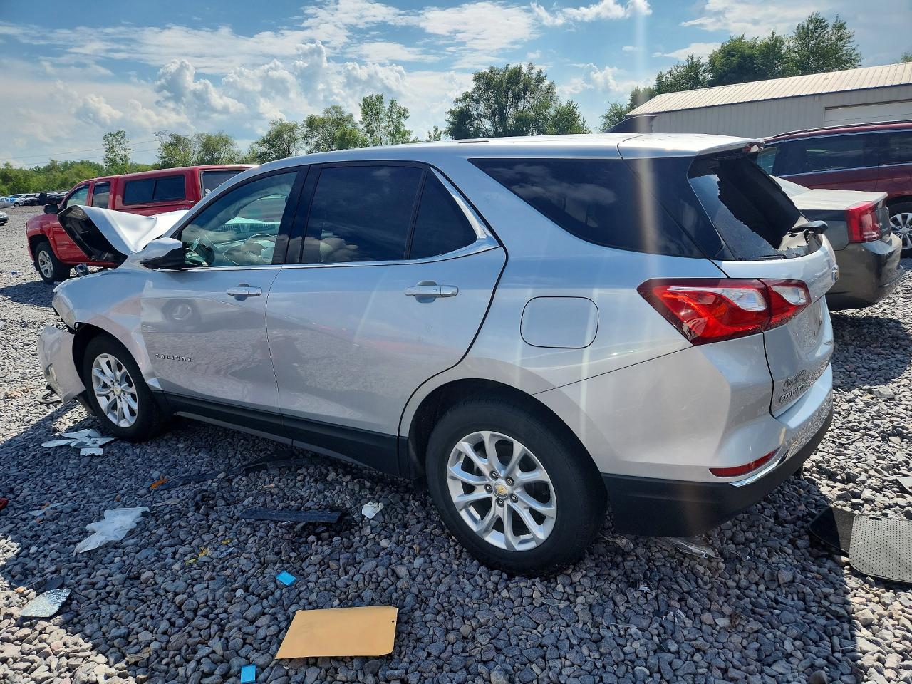 2019 Chevrolet Equinox Lt Silver vin: 2GNAXKEV6K6202925