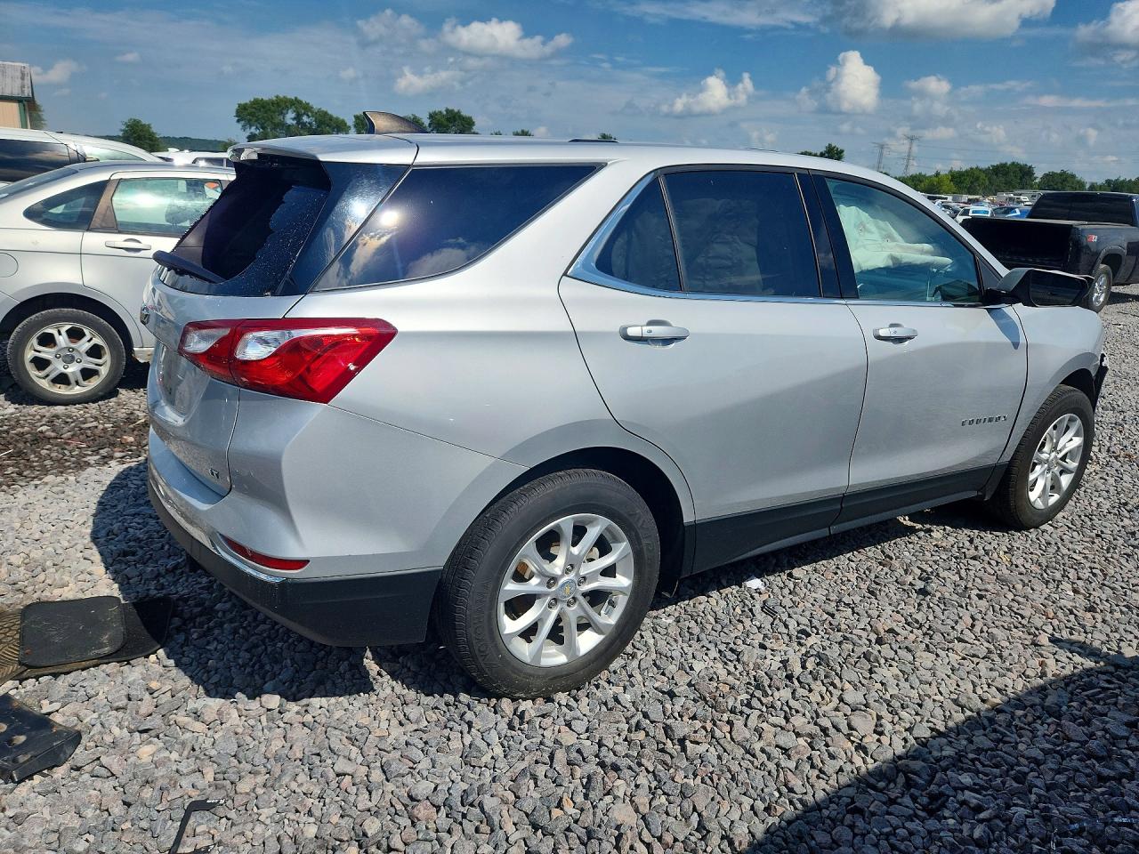 2019 Chevrolet Equinox Lt Silver vin: 2GNAXKEV6K6202925