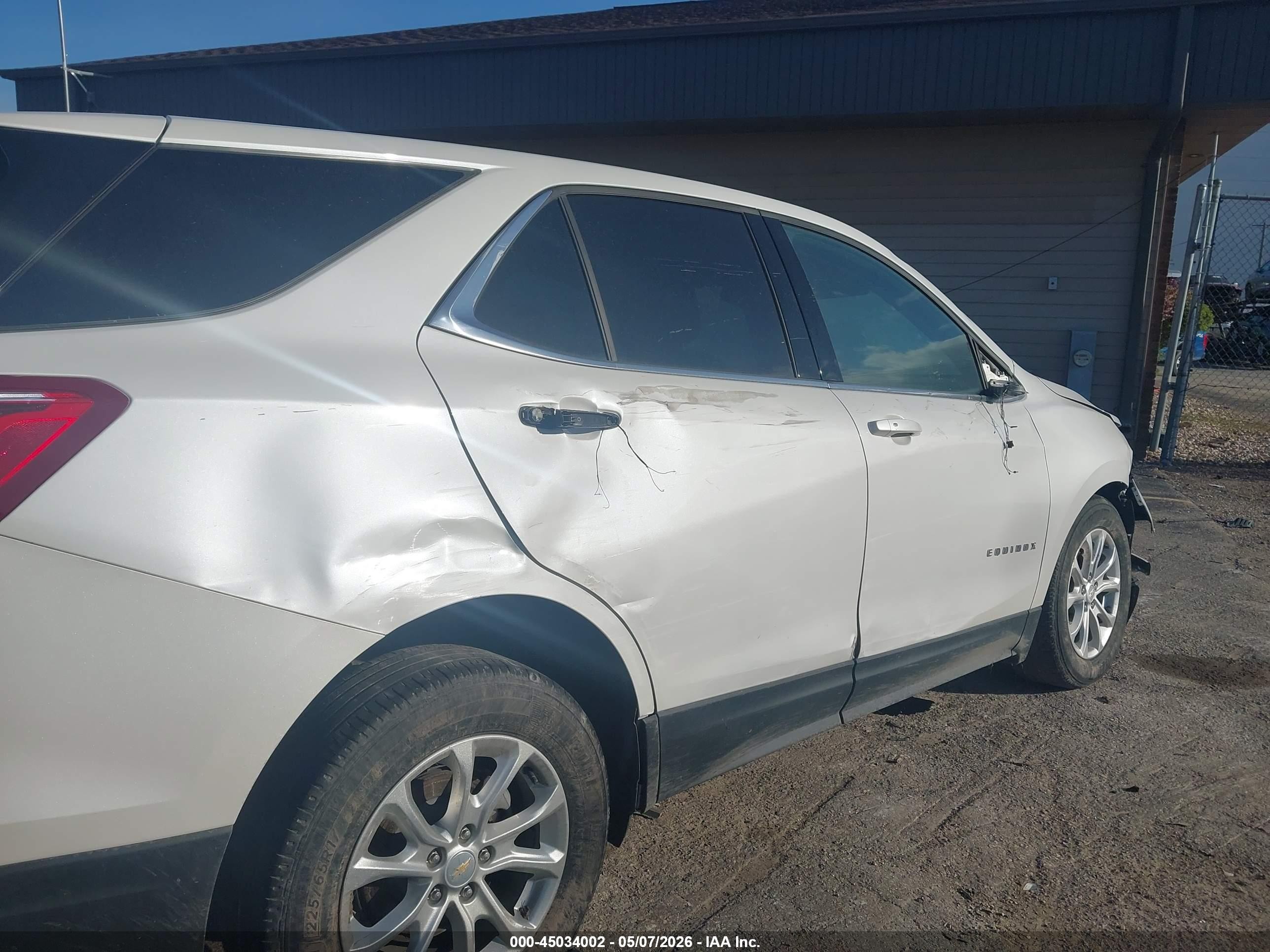 2019 Chevrolet Equinox Lt Белый vin: 2GNAXKEV7K6162015