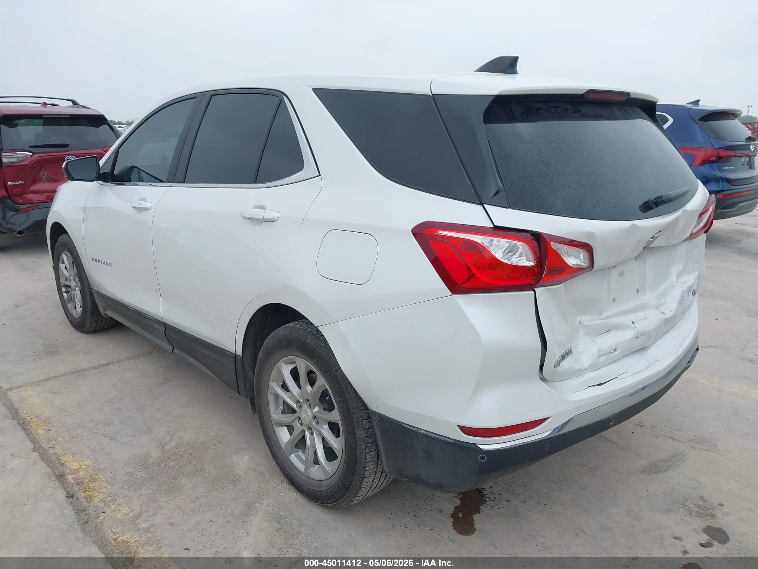 2021 Chevrolet Equinox Fwd Lt Белый vin: 2GNAXKEV7M6161580