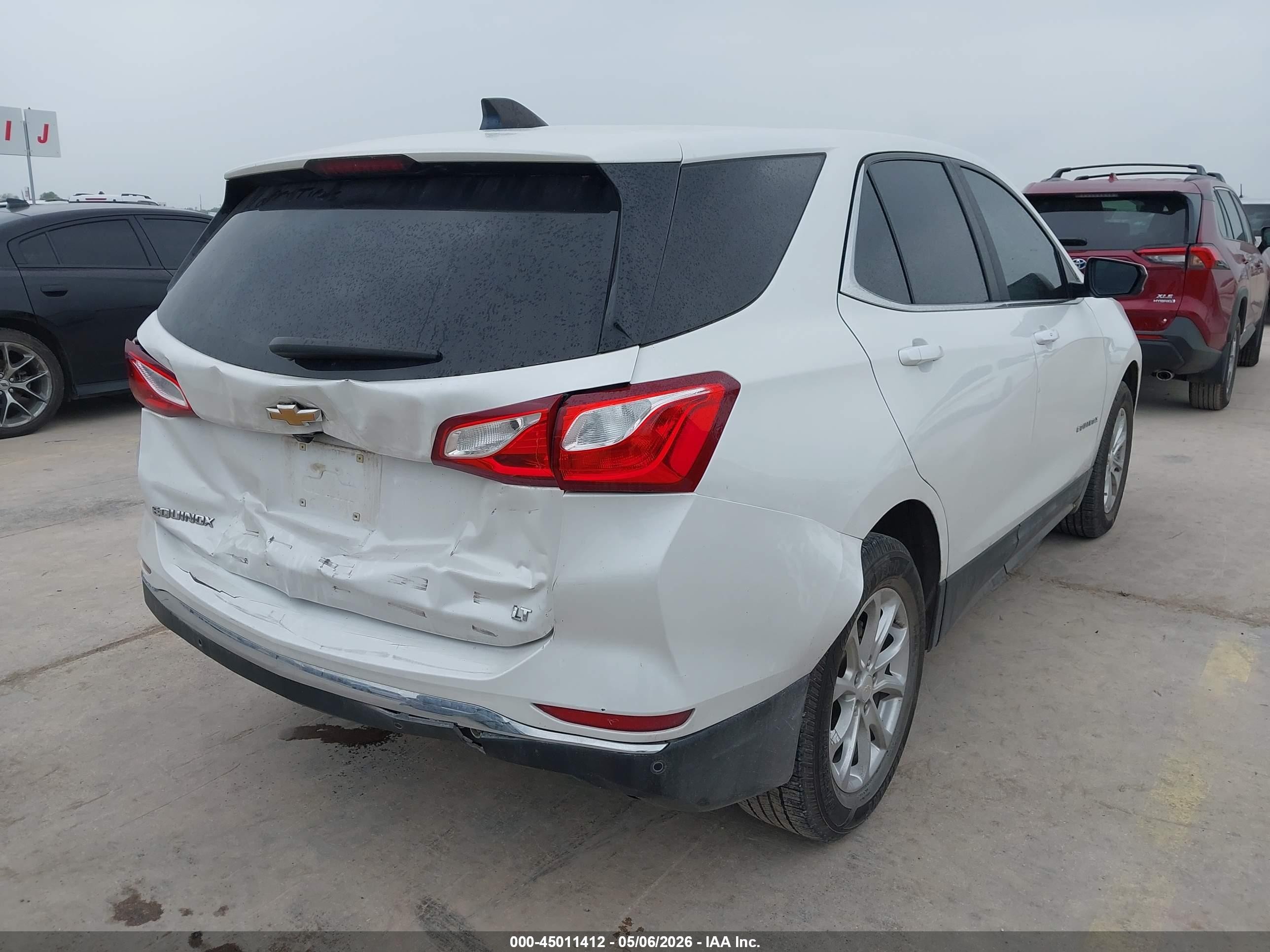 2021 Chevrolet Equinox Fwd Lt Белый vin: 2GNAXKEV7M6161580