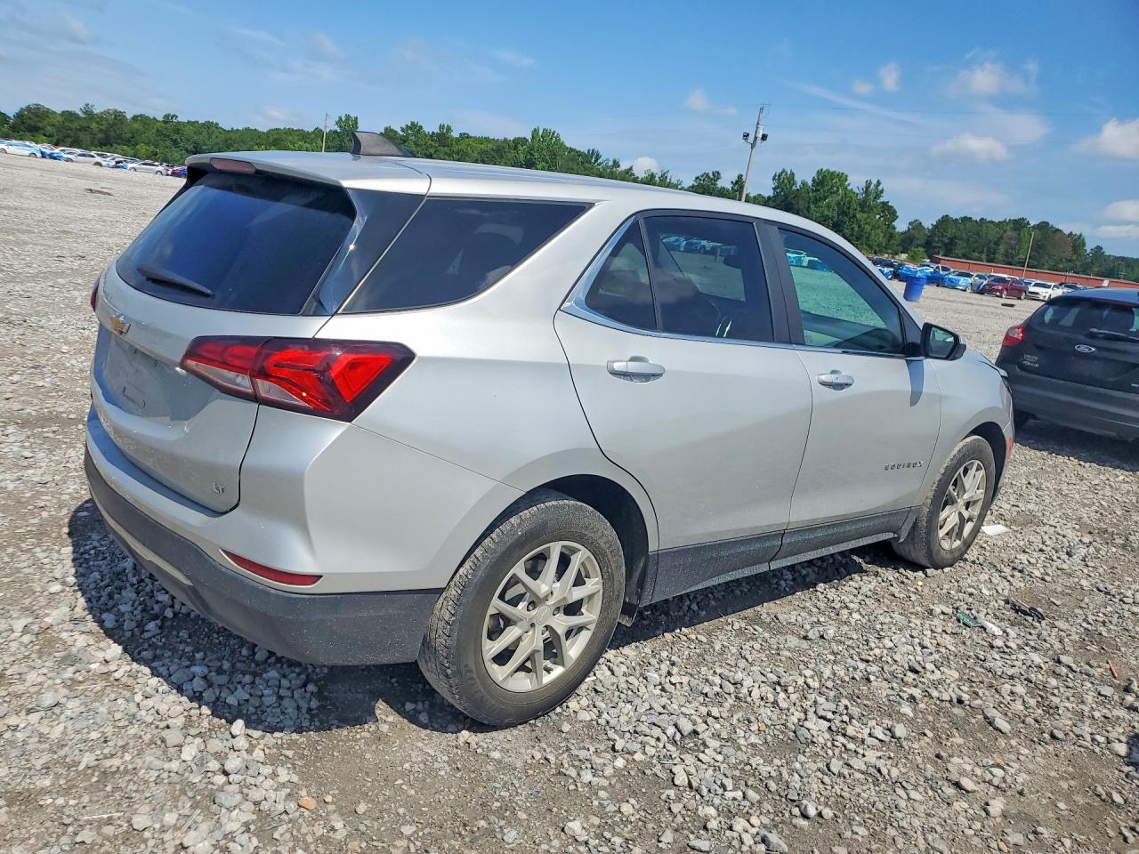 2022 Chevrolet Equinox Lt Silver vin: 2GNAXKEV7N6115295