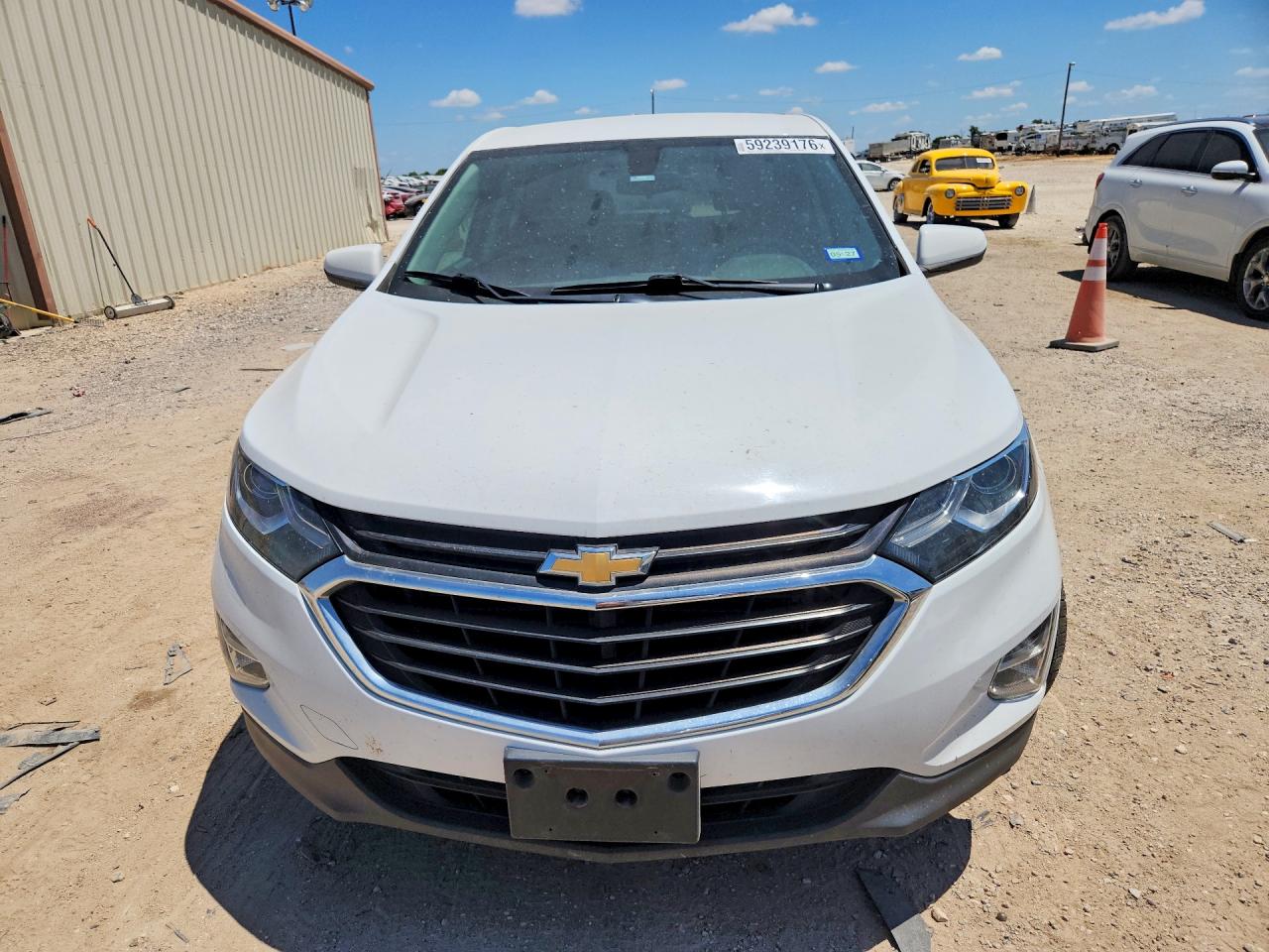 2019 Chevrolet Equinox Lt White vin: 2GNAXKEV9K6112510