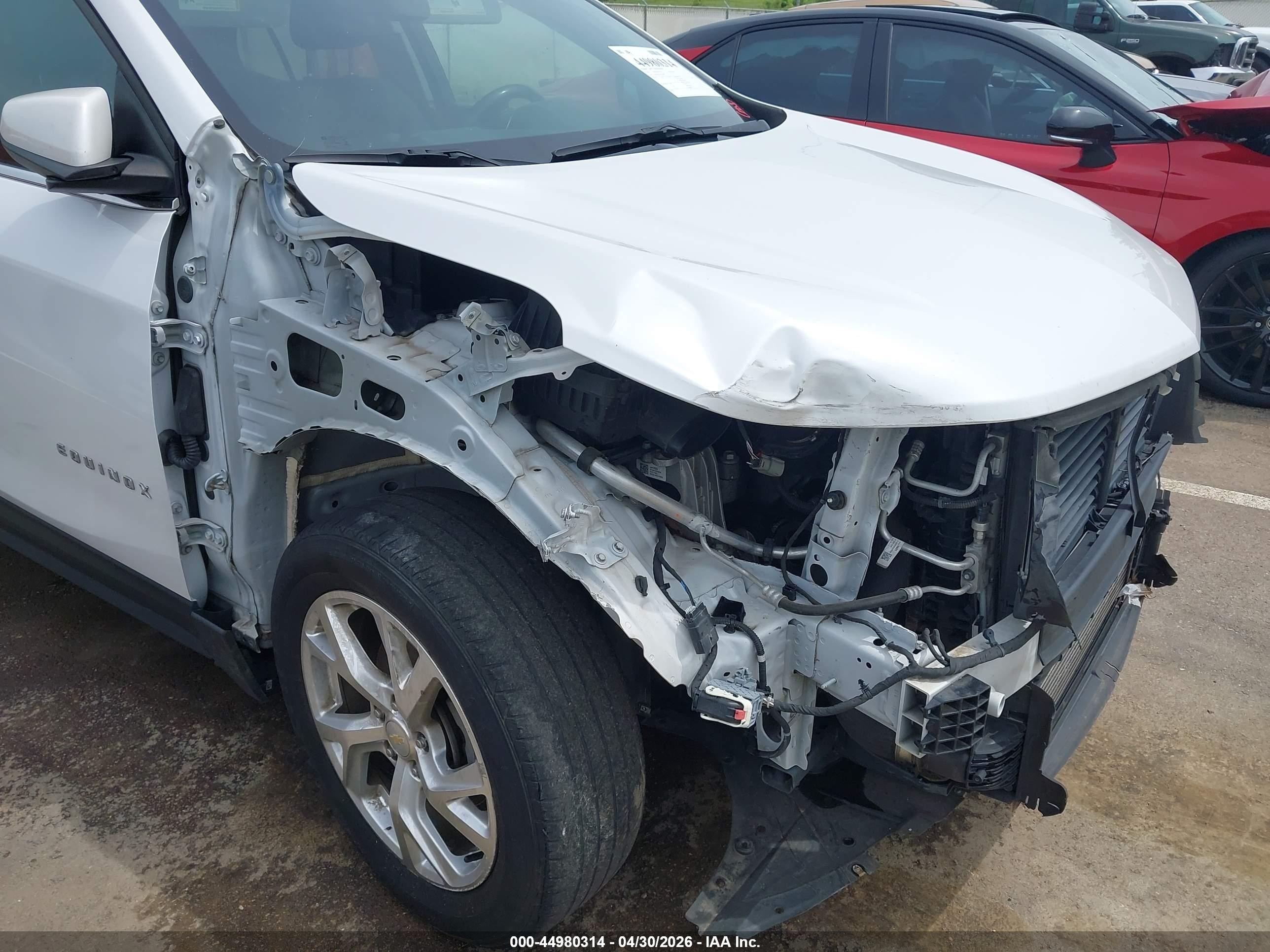 2019 Chevrolet Equinox Lt White vin: 2GNAXKEV9K6143689