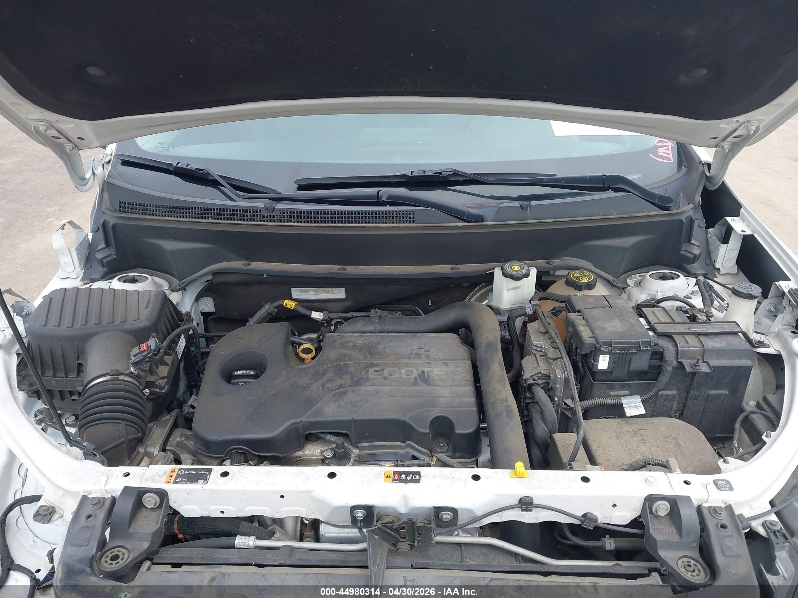 2019 Chevrolet Equinox Lt White vin: 2GNAXKEV9K6143689
