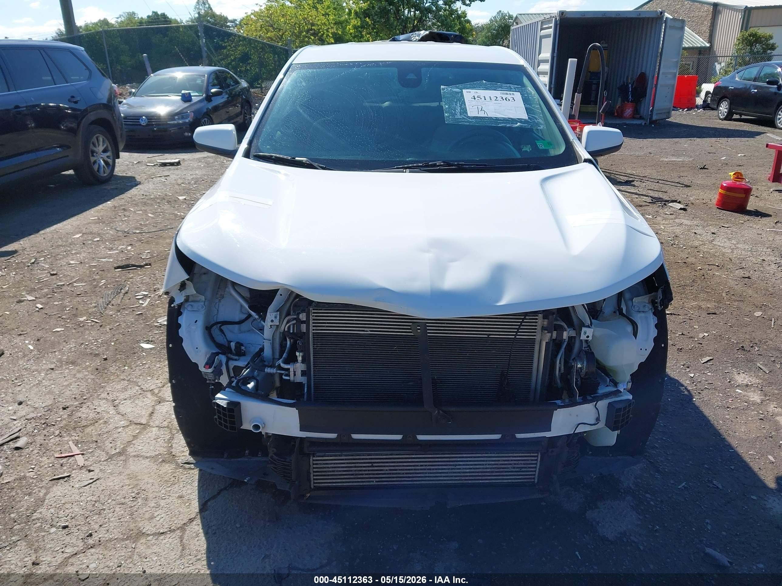 2021 Chevrolet Equinox Fwd Lt White vin: 2GNAXKEVXM6120747