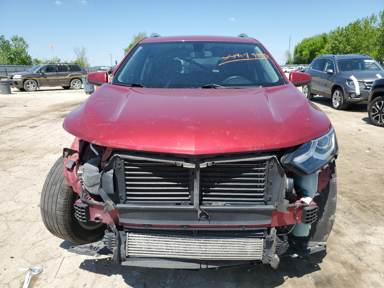 2018 Chevrolet Equinox Lt Red vin: 2GNAXKEX8J6287475