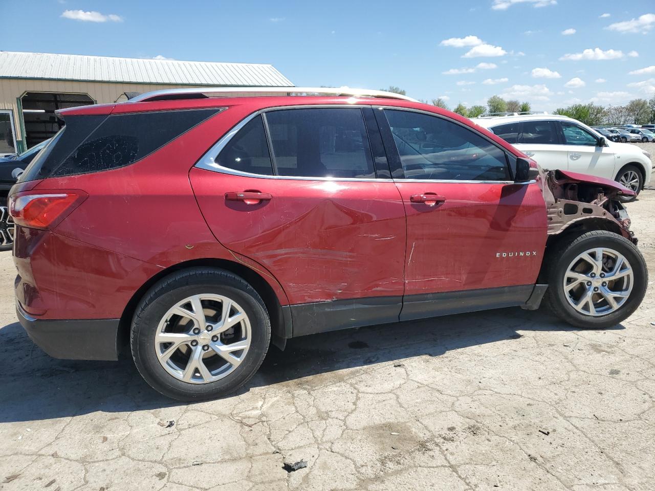2018 Chevrolet Equinox Lt Red vin: 2GNAXKEX8J6287475